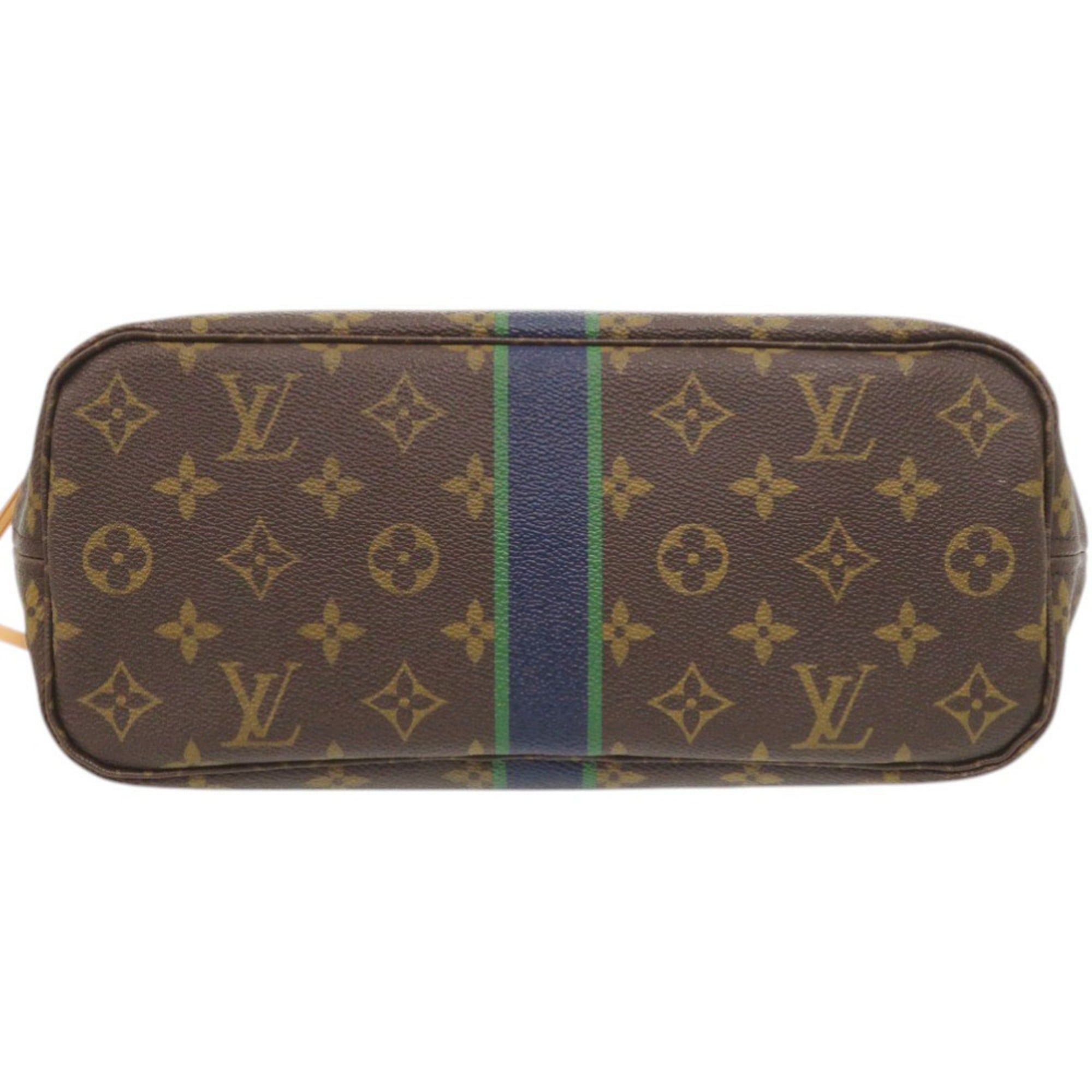 Louis Vuitton Brown Green Monogram Monogram Handbag Tote Bag (Pre-Owned)
