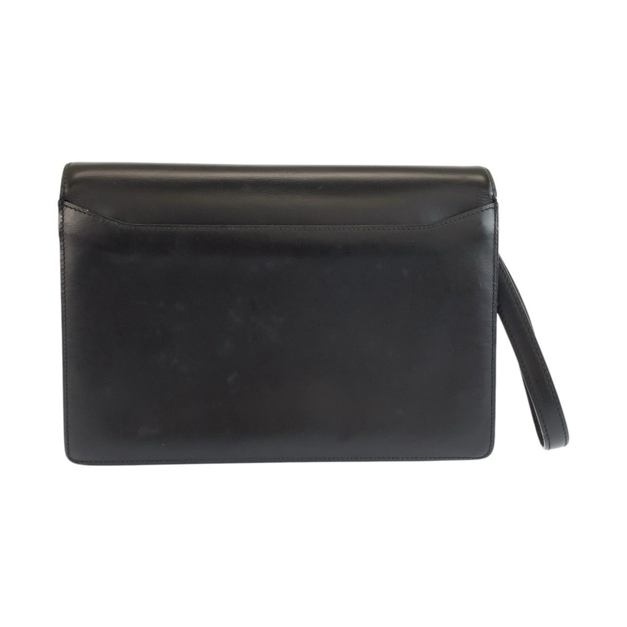 Cartier Black Leather Clutch Bag (Pre-Owned)