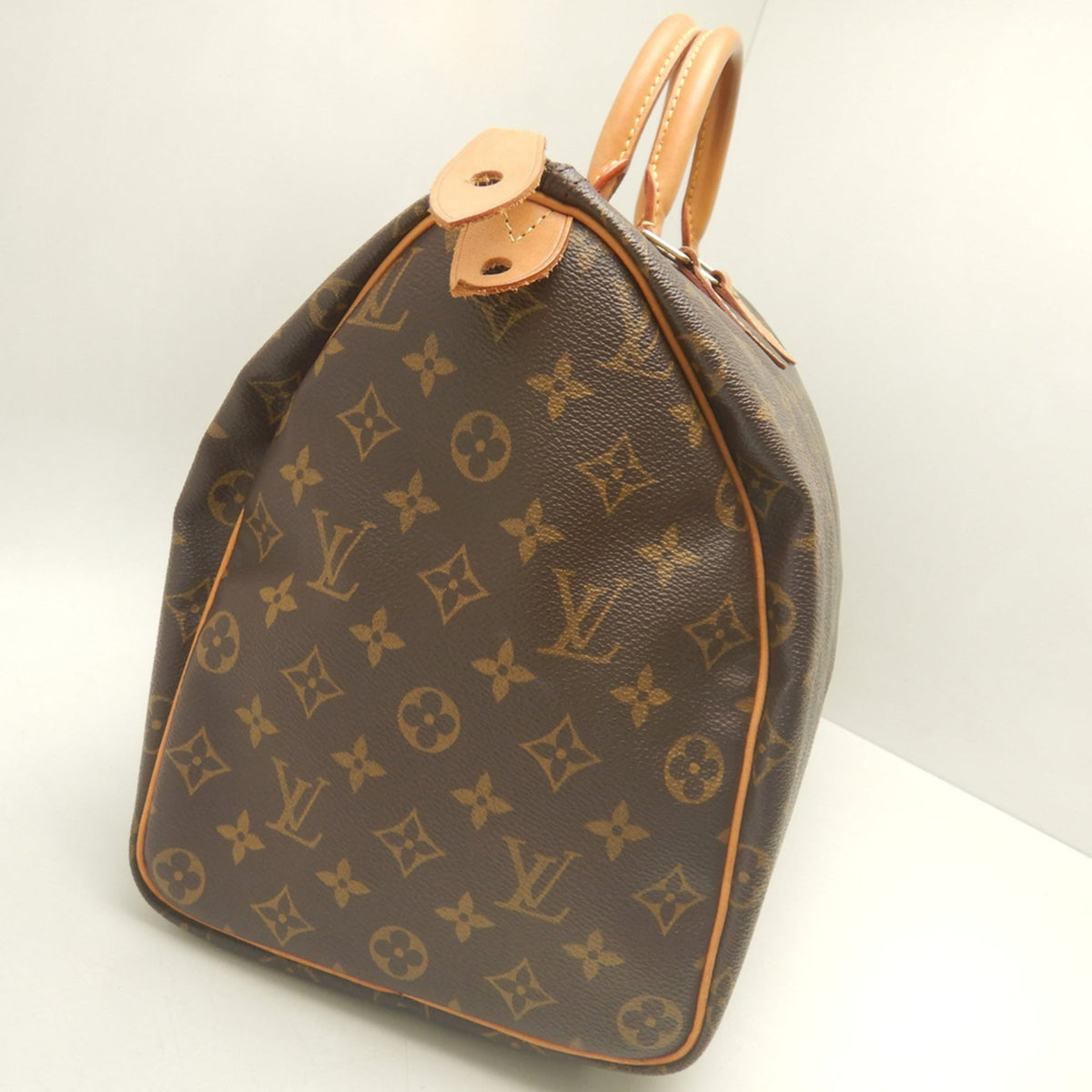 Louis Vuitton Brown Monogram Canvas Boston Bag Handbag (Pre-Owned)
