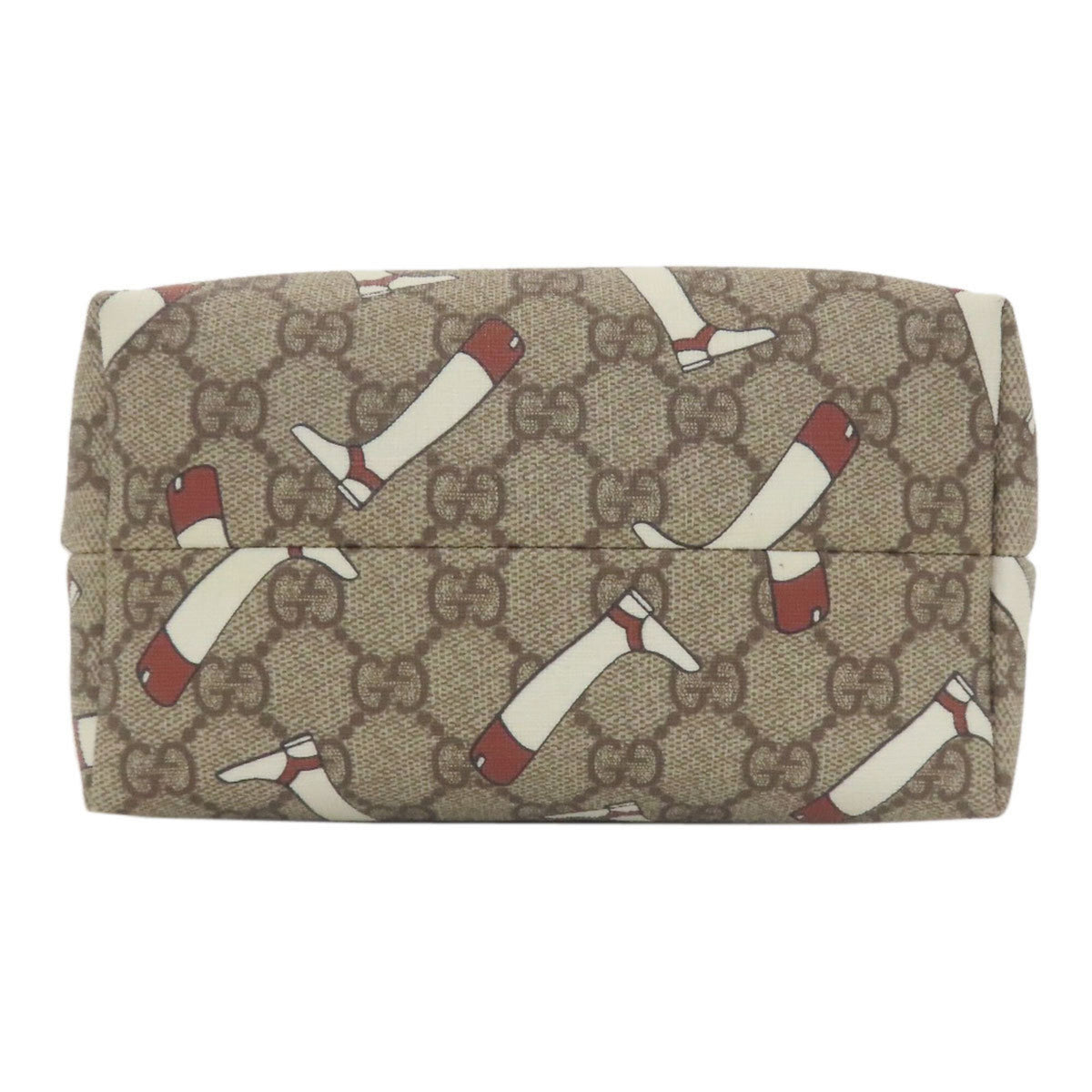 Gucci Brown White Pvc Handbag (Pre-Owned)