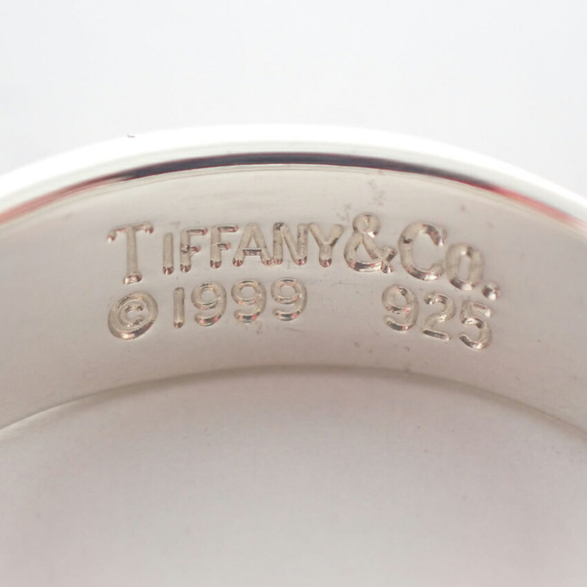 Tiffany Sterling Silver 925 Band Ring (Pre-Owned)