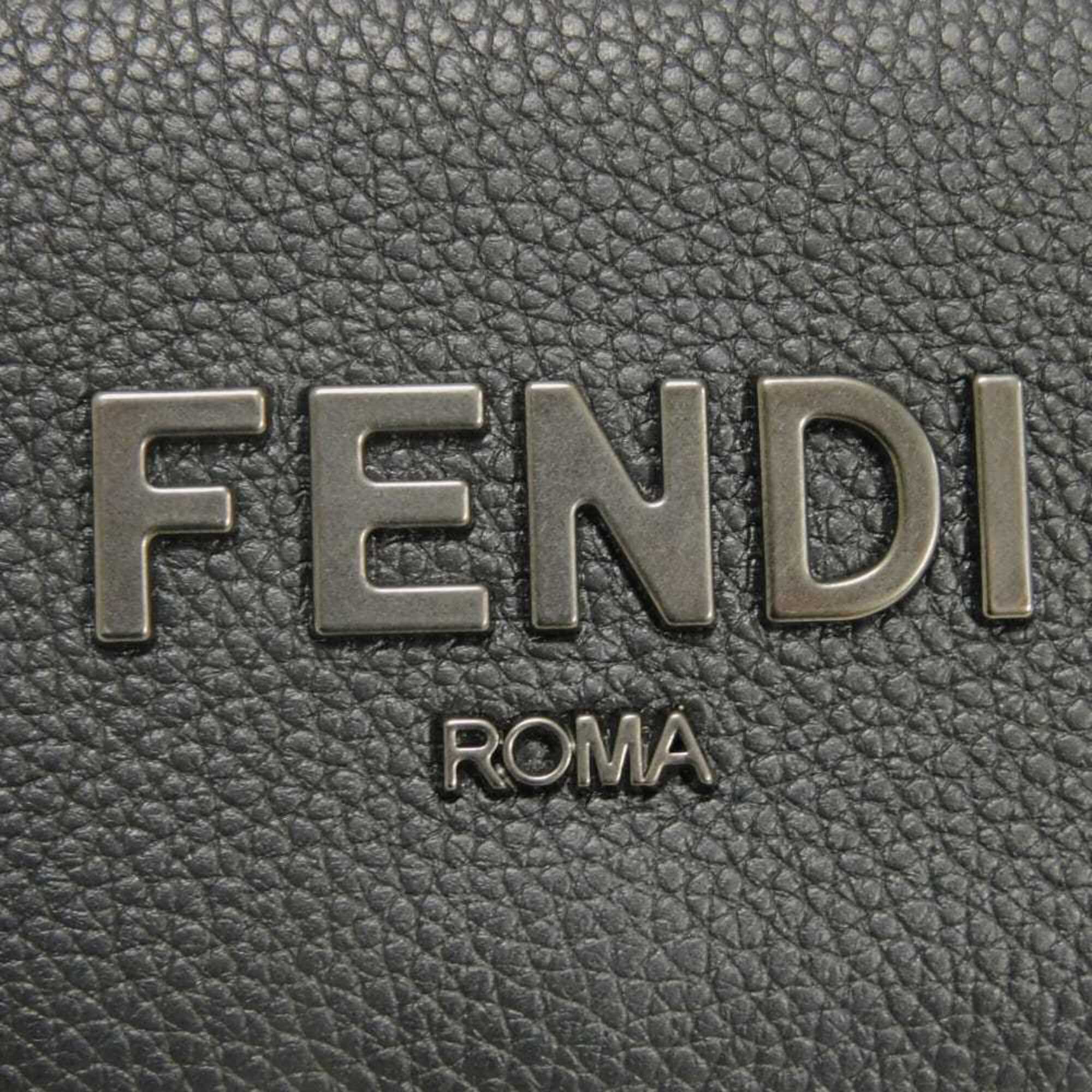Fendi Black Gunmetal Wallet (Tri-Fold) (Pre-Owned)