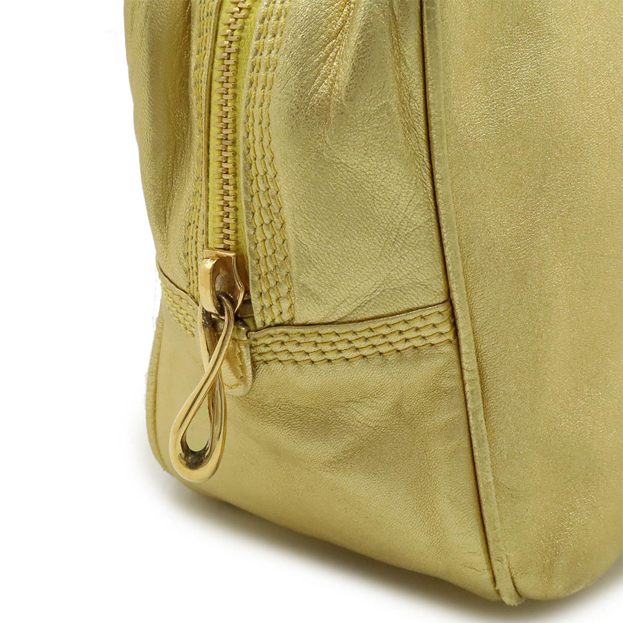 Loewe Metallic Gold Leather Handbag (Pre-Owned)