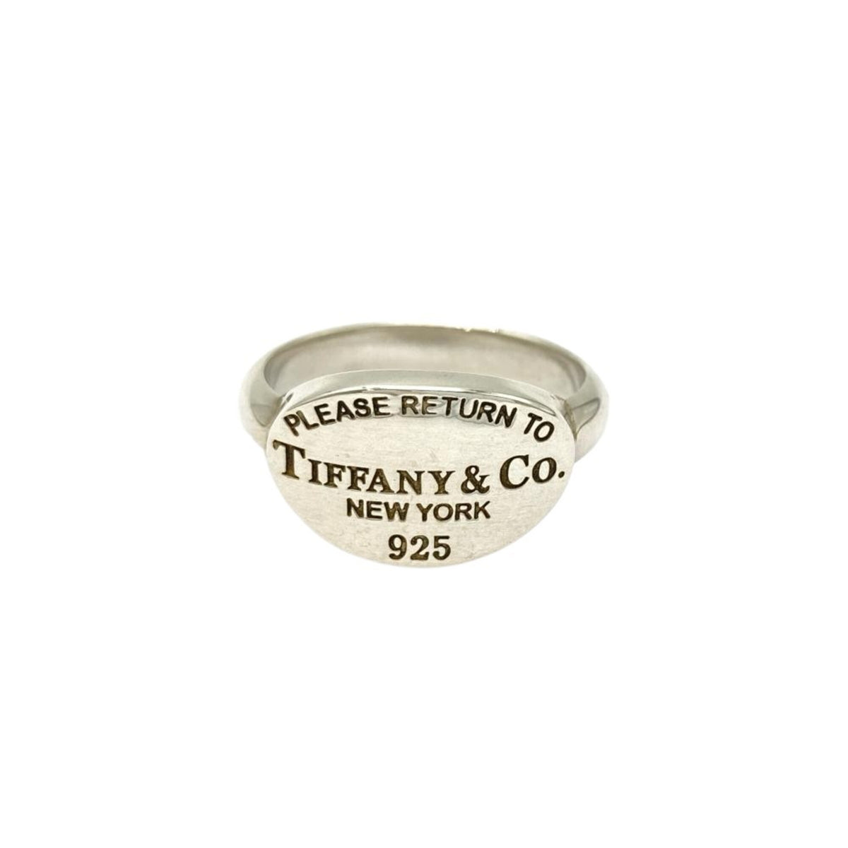 Tiffany Silver Silver 925 Band Ring (Pre-Owned)