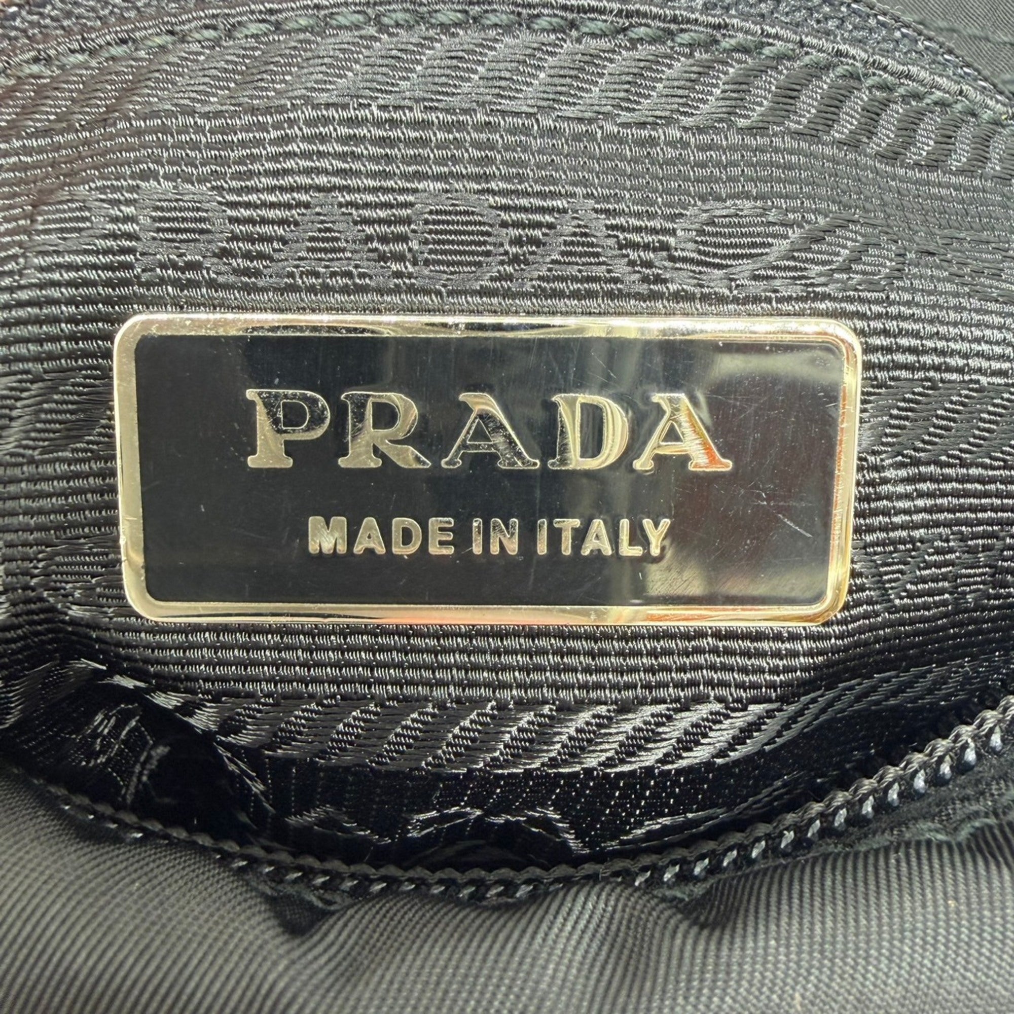 Prada Black Nylon Shoulder Bag (Pre-Owned)
