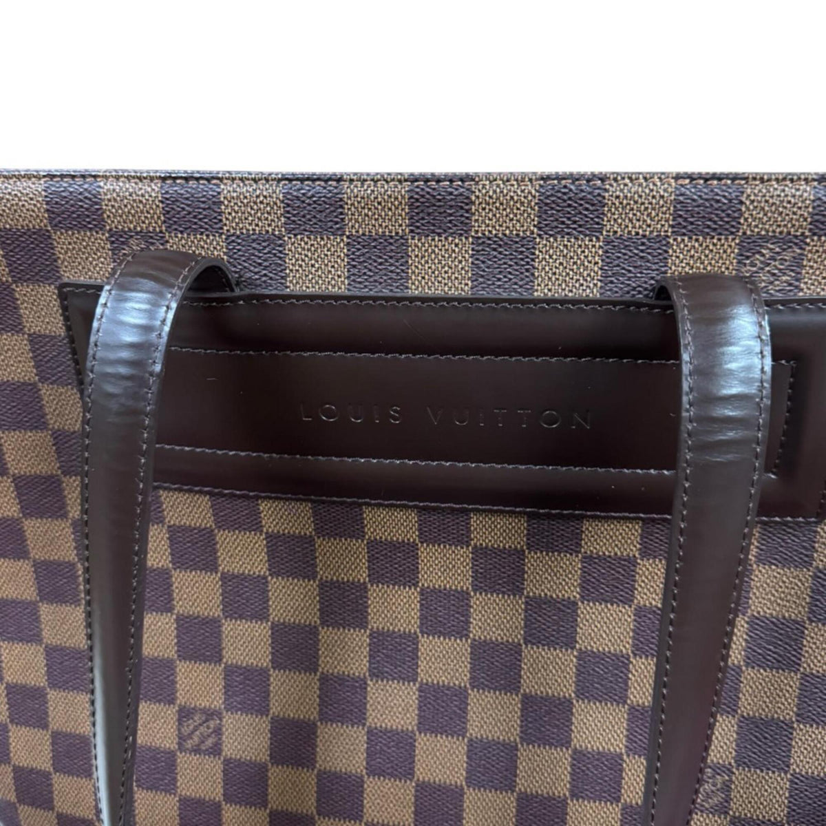 Louis Vuitton Damier Brown Damier Canvas Tote Bag (Pre-Owned)