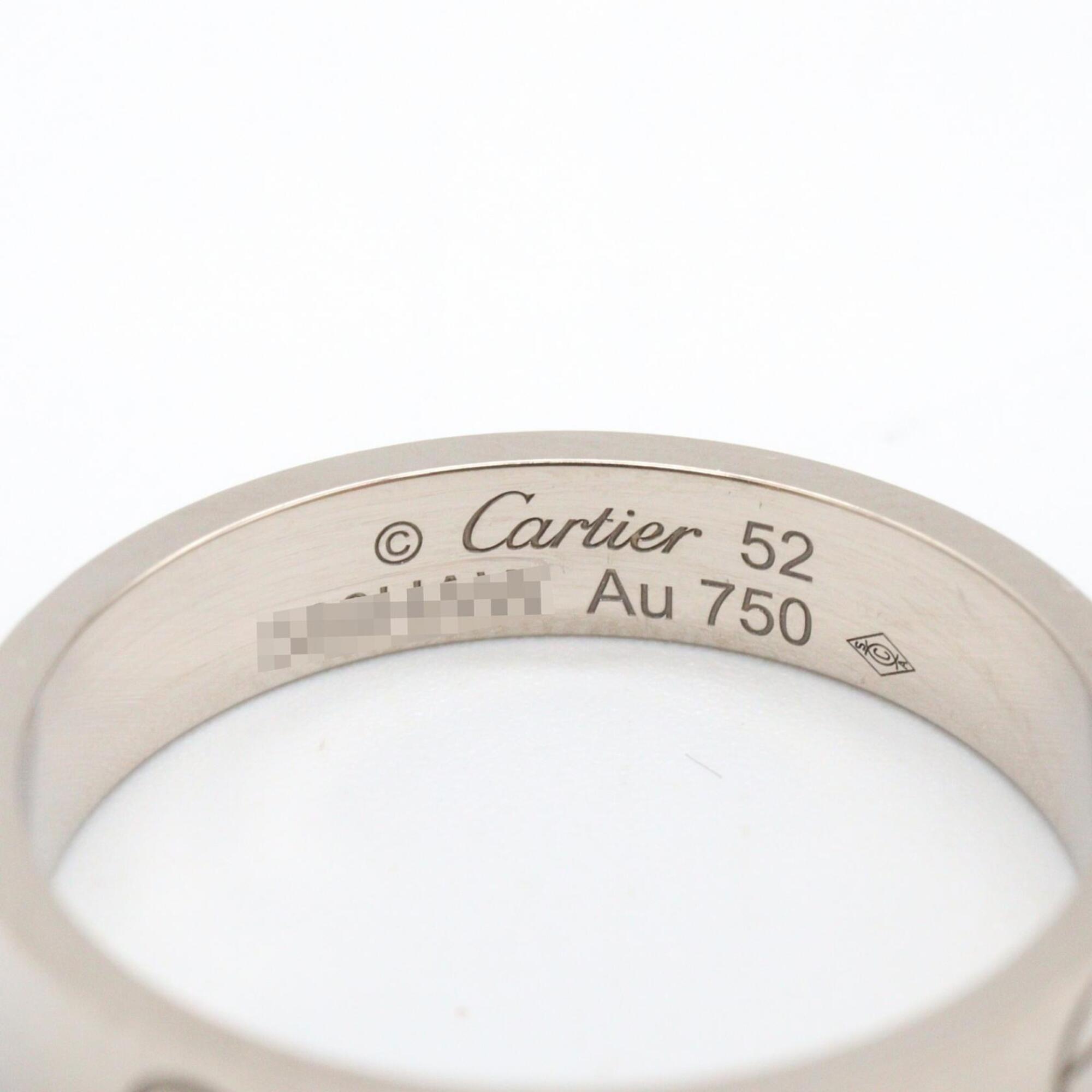 Cartier White Gold White Gold (18K) Band Ring (Pre-Owned)