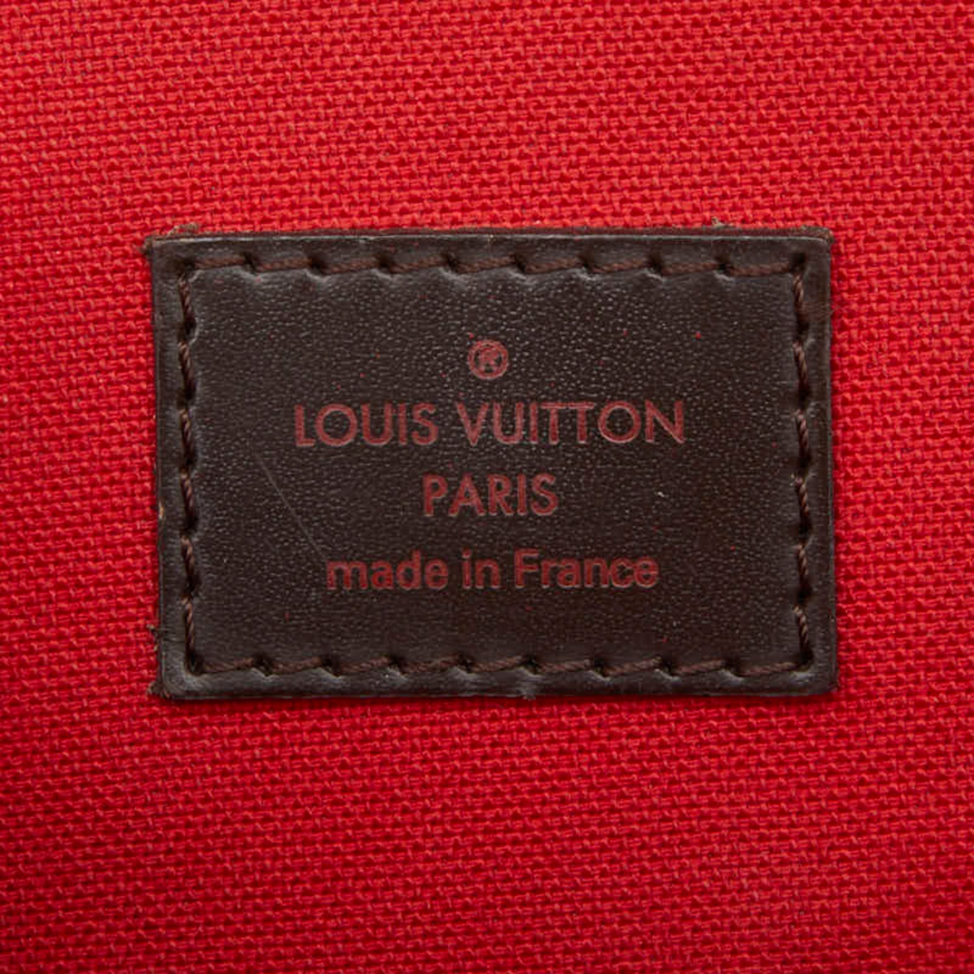 Louis Vuitton Brown Pvc Leather Handbag Tote Bag (Pre-Owned)