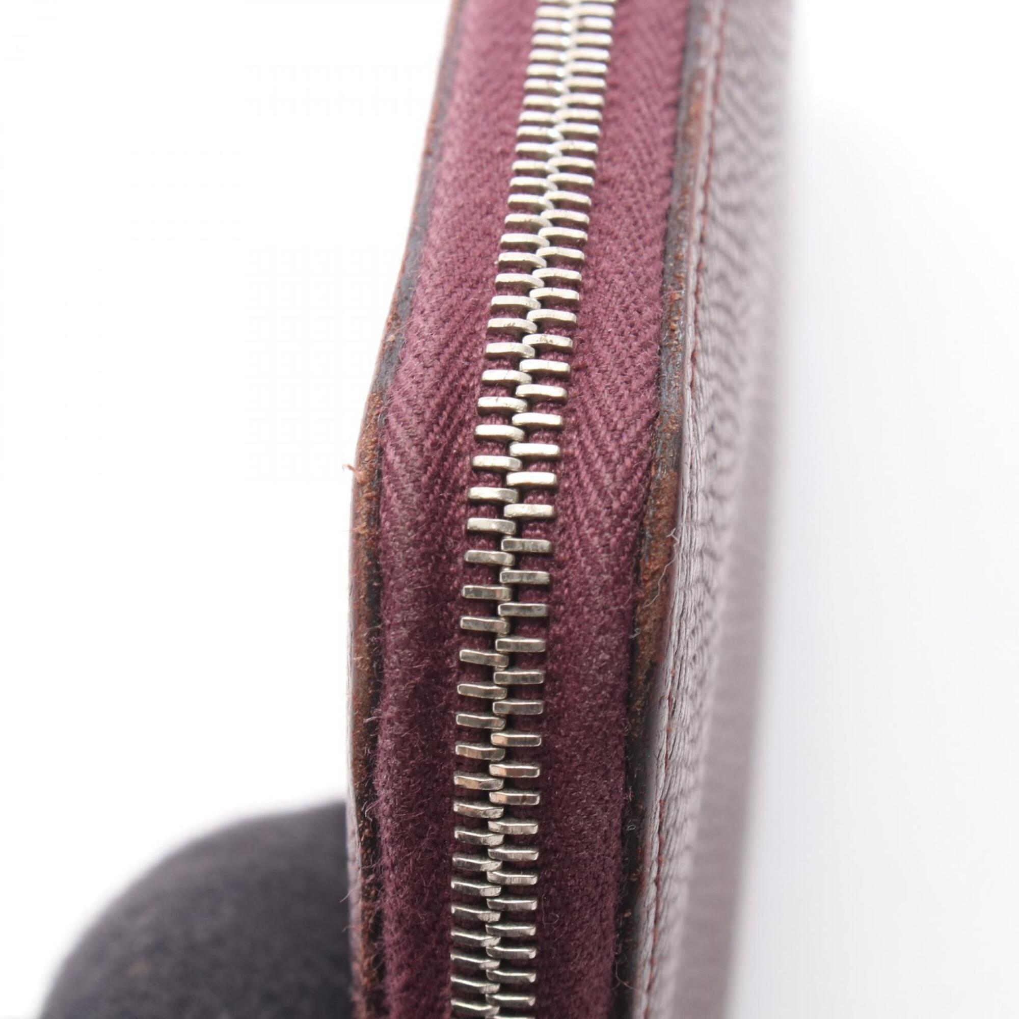 Hermes Bordeaux Epsom Leather Long Wallet (Bi-Fold) (Pre-Owned)