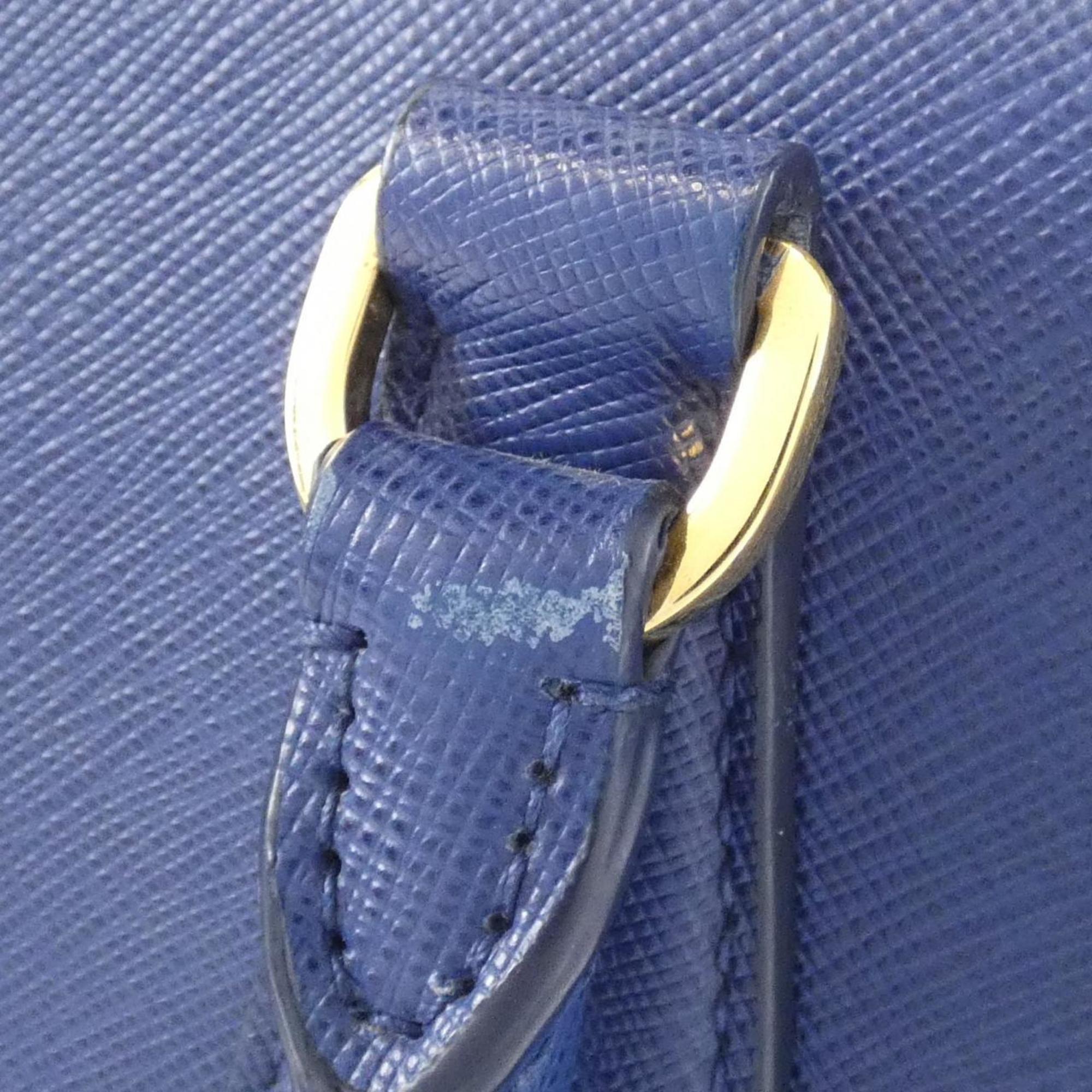 Prada Bluette Saffiano Lux Handbag (Pre-Owned)