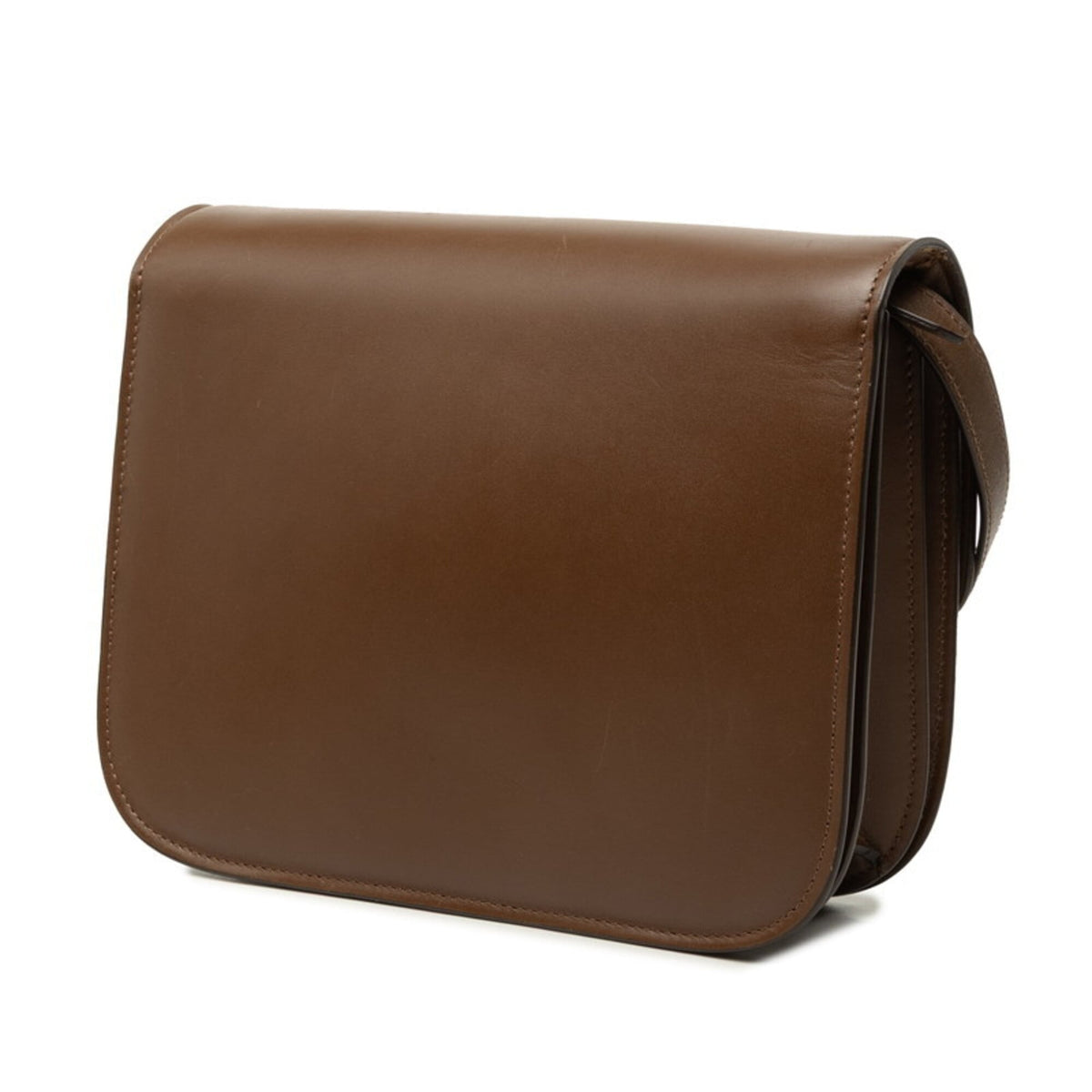 Celine Brown Leather Shoulder Bag (Pre-Owned)