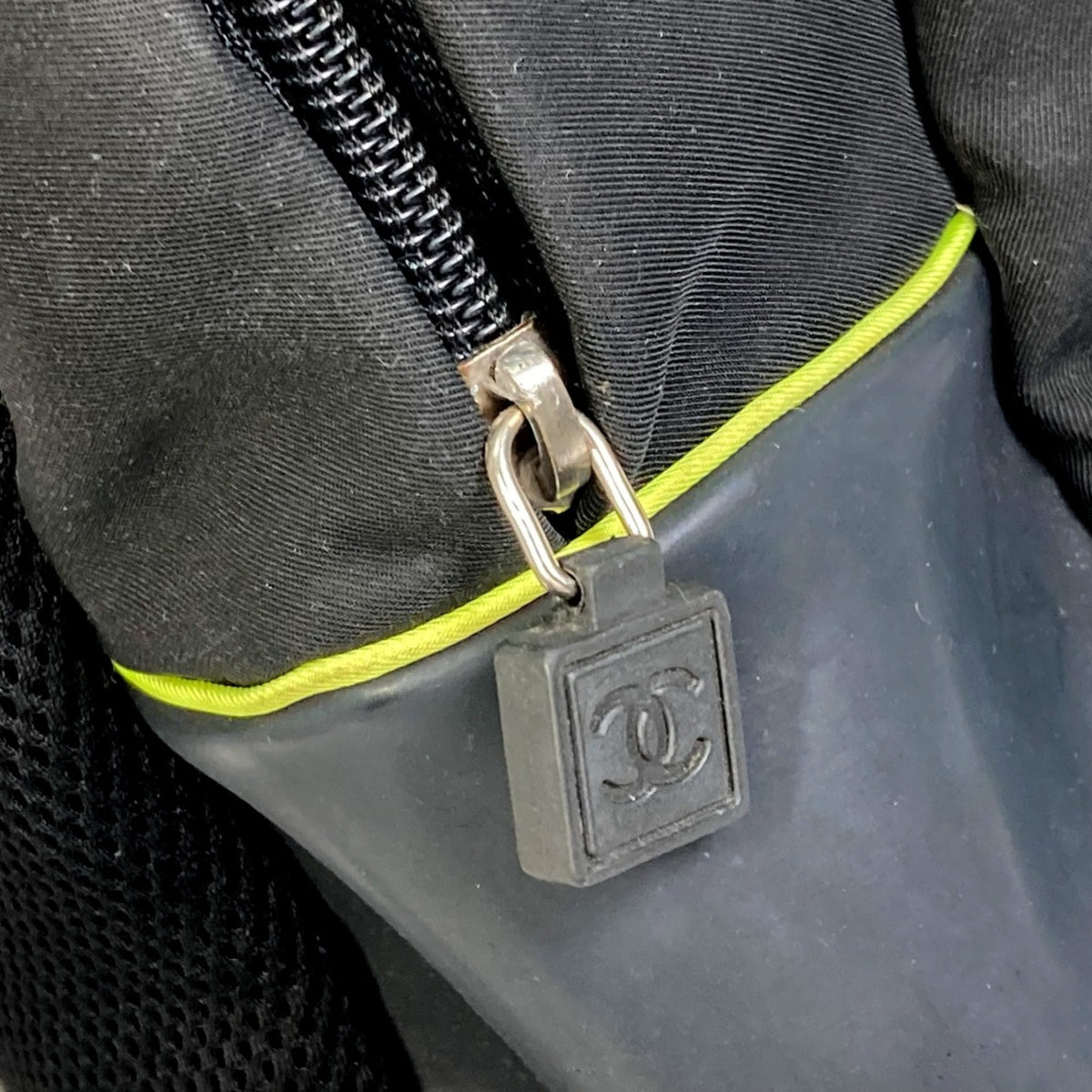 Chanel Black Cloth Backpack (Pre-Owned)