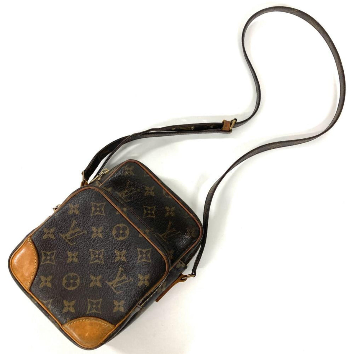 Louis Vuitton Brown Monogram Shoulder Bag (Pre-Owned)