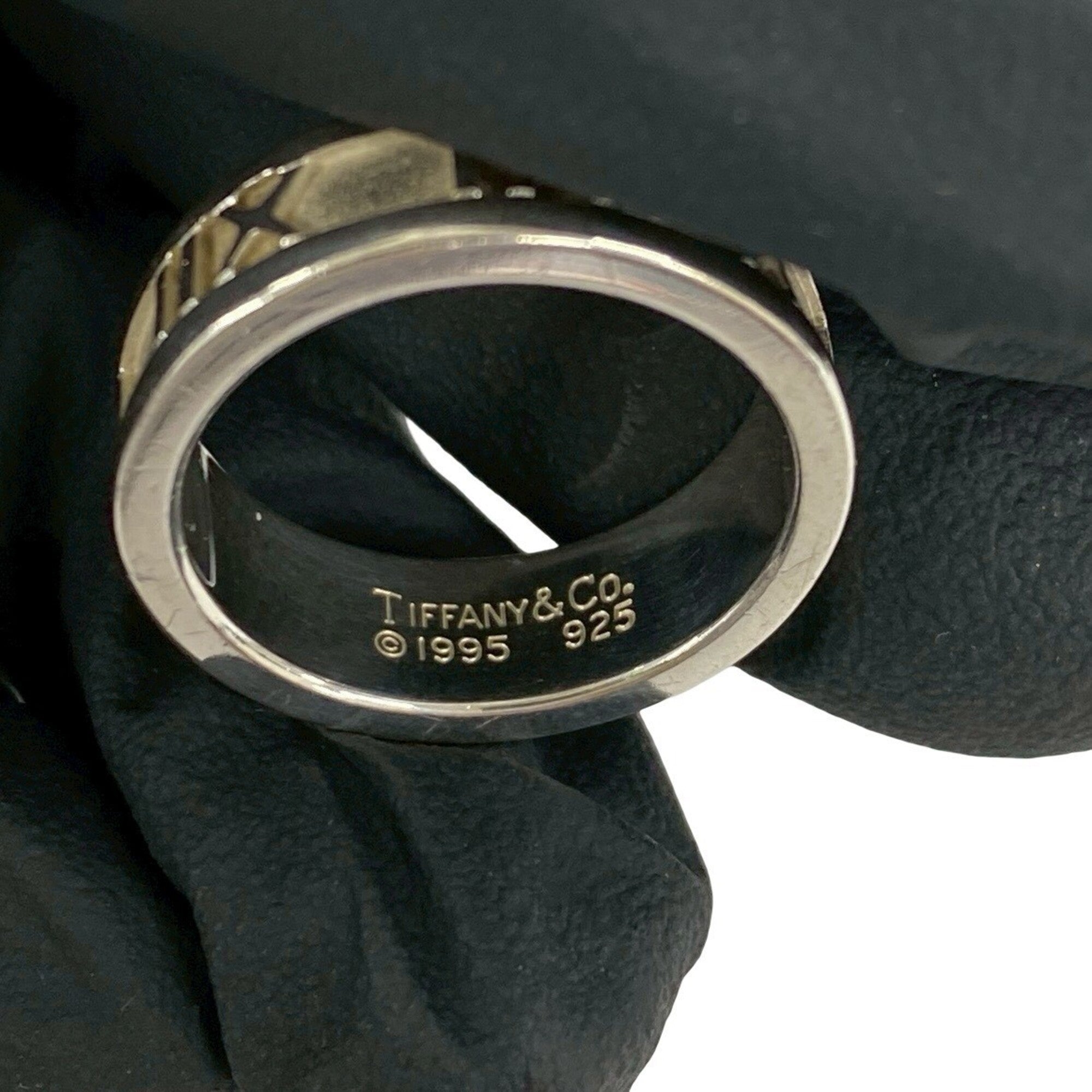 Tiffany Silver Silver 925 Band Ring (Pre-Owned)
