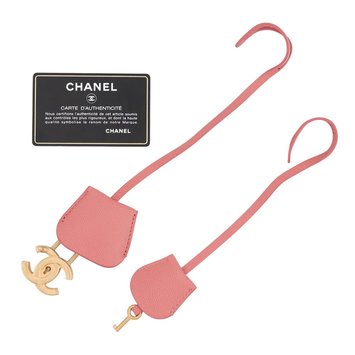 Chanel Pink Grained Calfskin Handbag Shoulder Bag Vanity Bag (Pre-Owned)