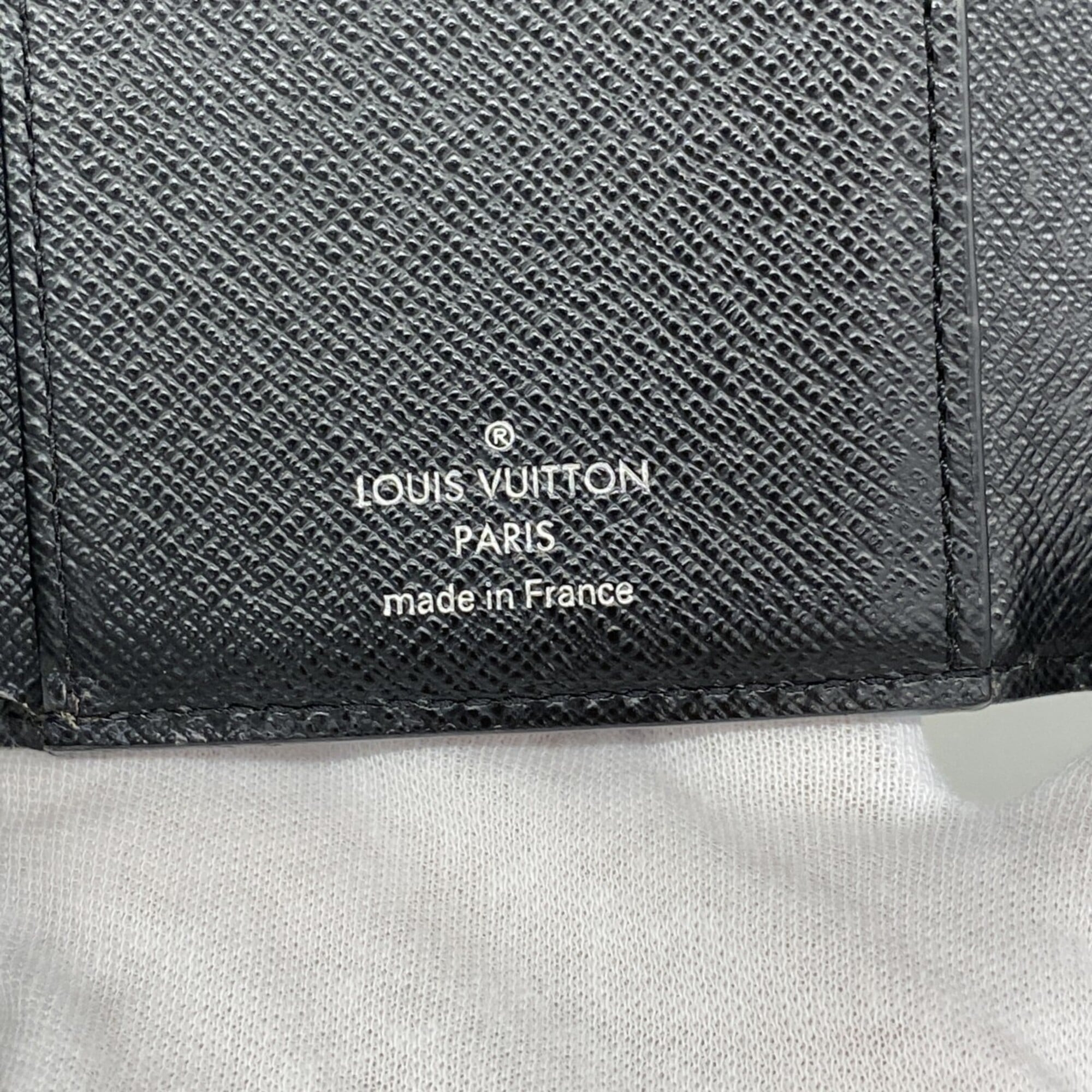 Louis Vuitton Noir Wallet (Tri-Fold) (Pre-Owned)