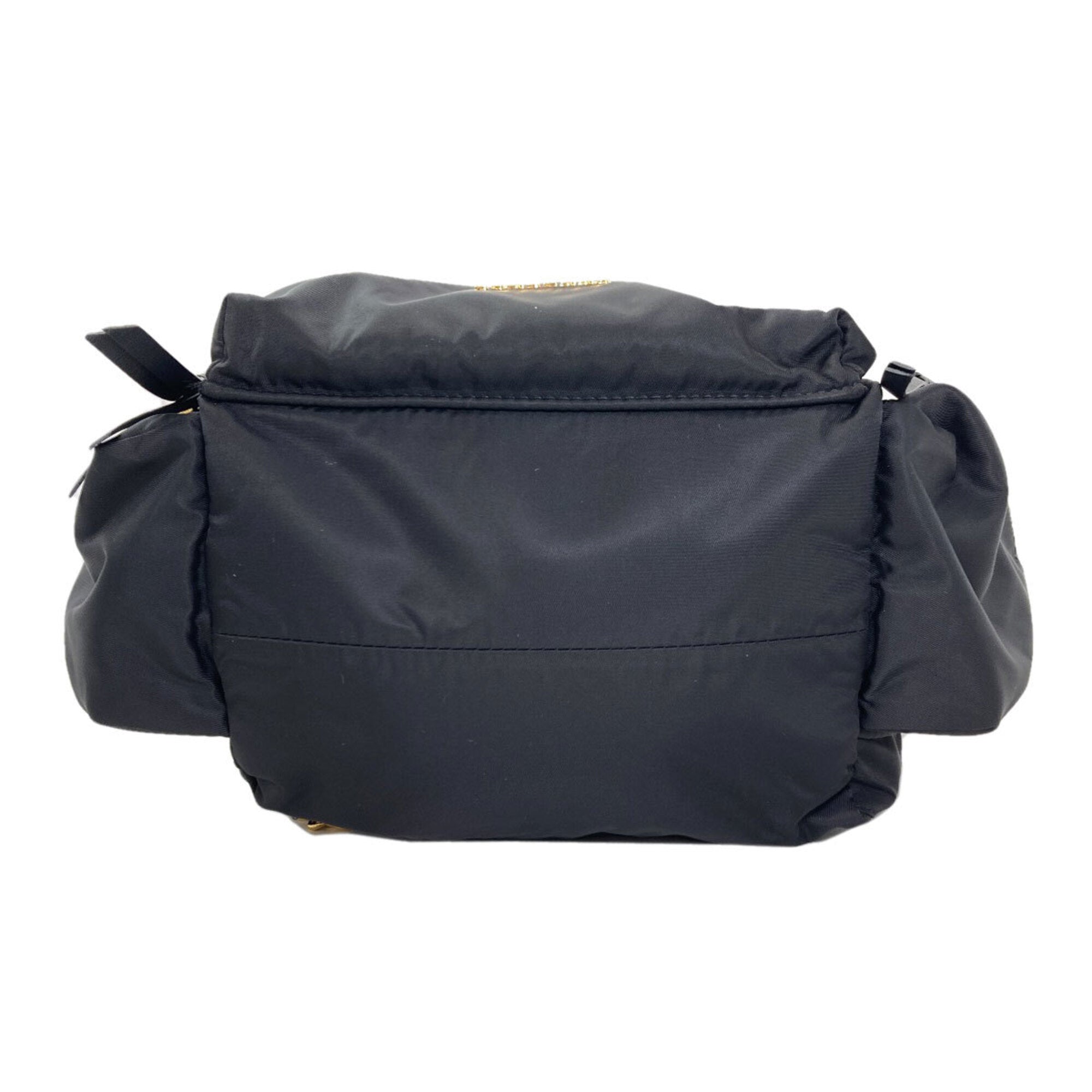 Burberry Black Brown Nylon Backpack (Pre-Owned)