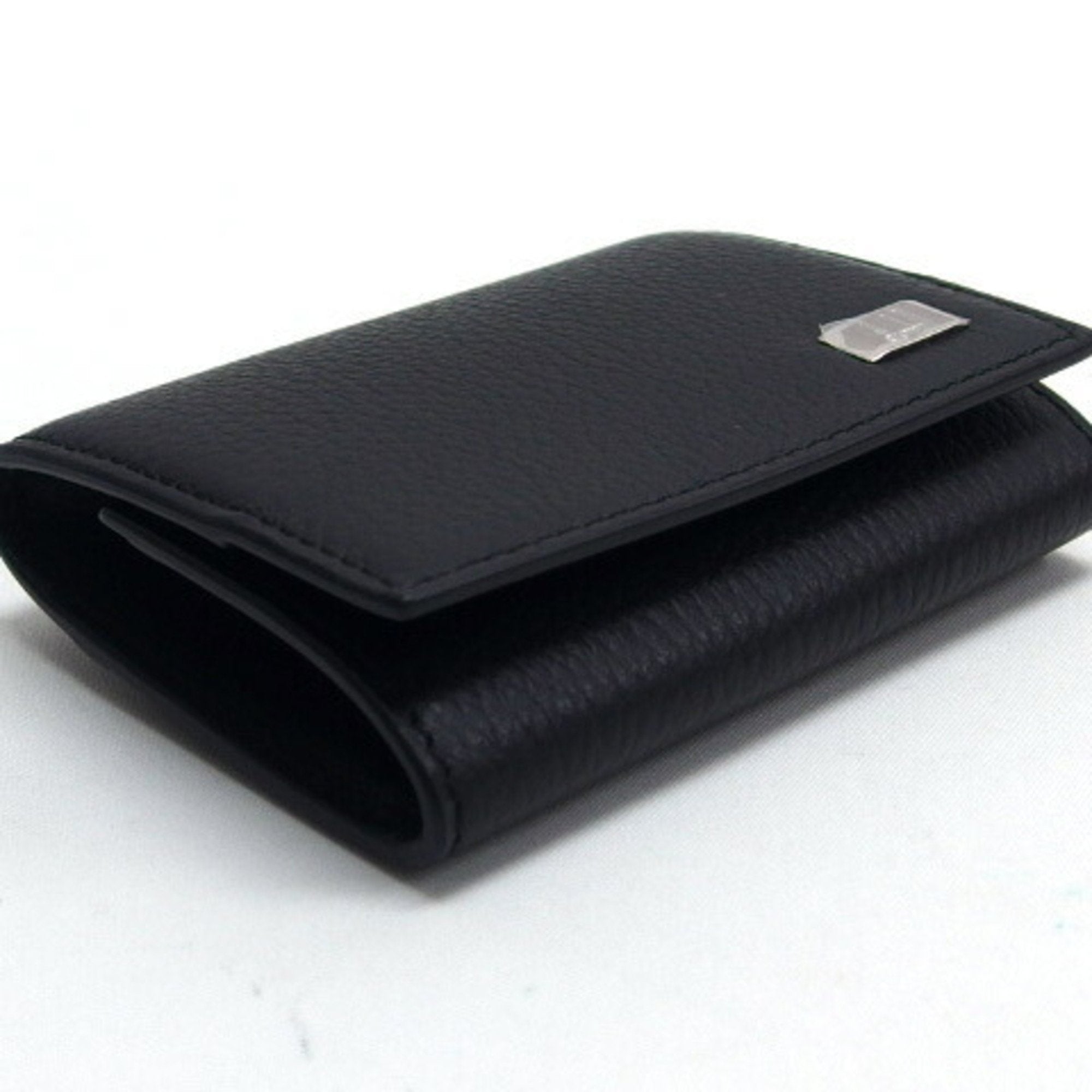 Dunhill Black Leather Coin Purse/Coin Case (Pre-Owned)