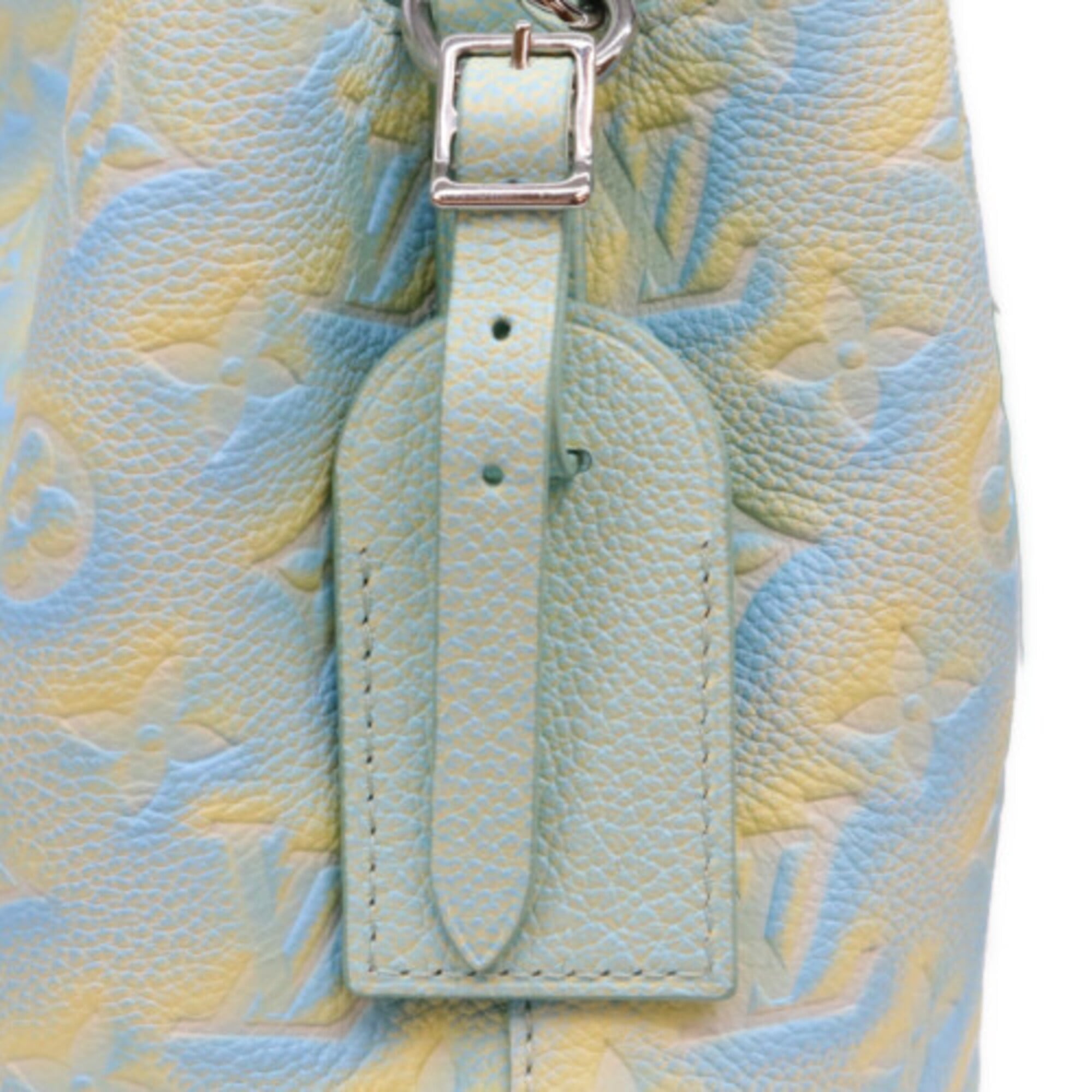 Louis Vuitton Blue Yellow Monogram Empreinte Shoulder Bag (Pre-Owned)
