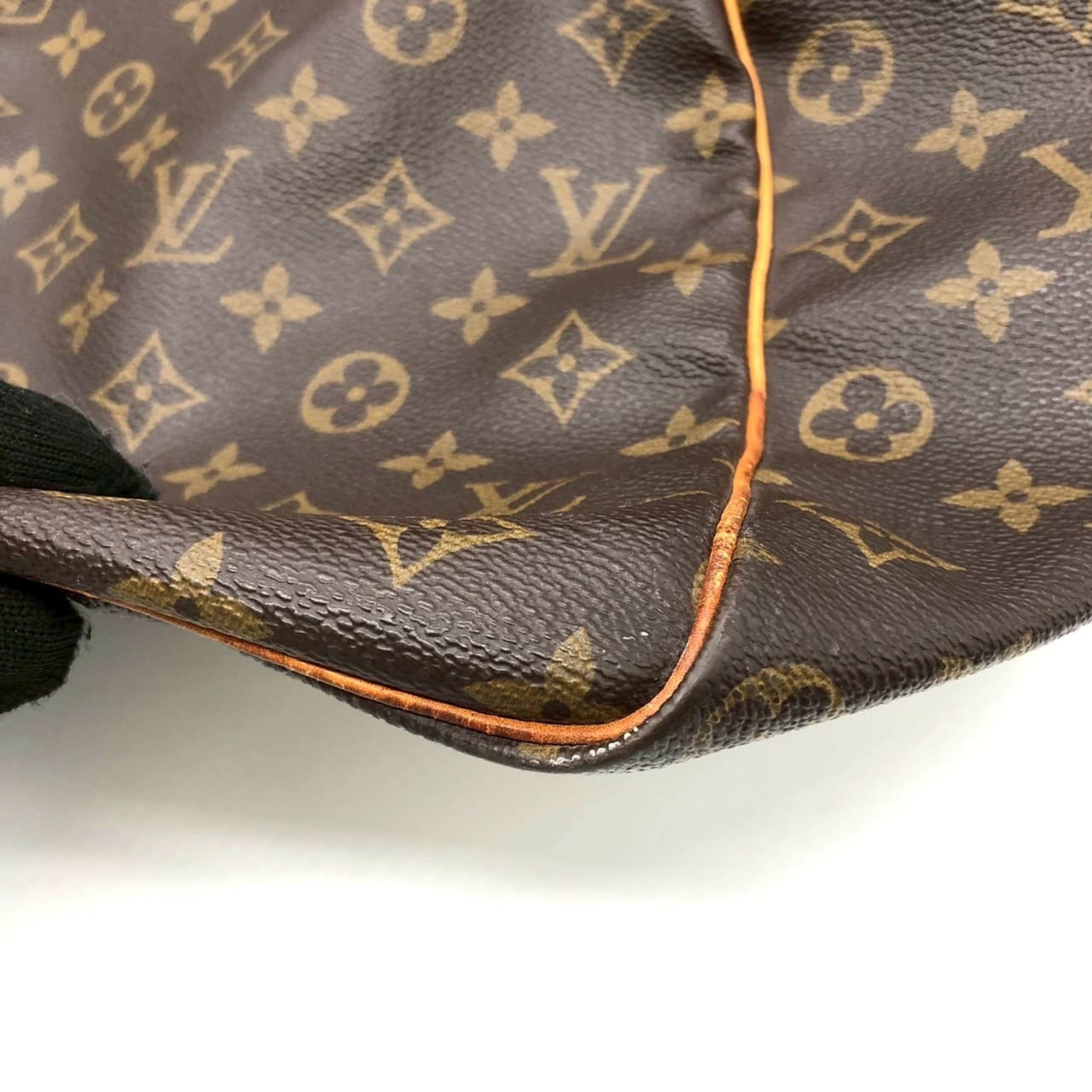 Louis Vuitton Brown Monogram Canvas Boston Bag (Pre-Owned)