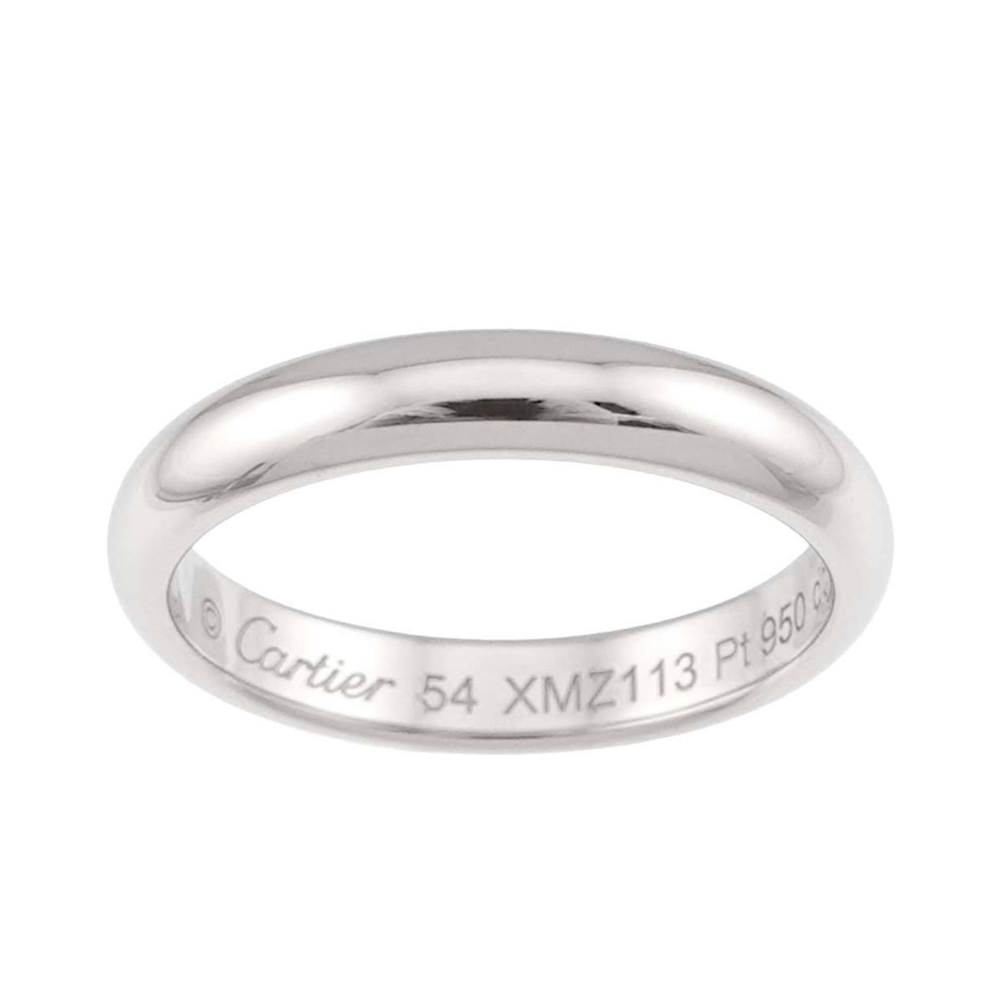 Cartier Platinum 950 Band Ring (Pre-Owned)