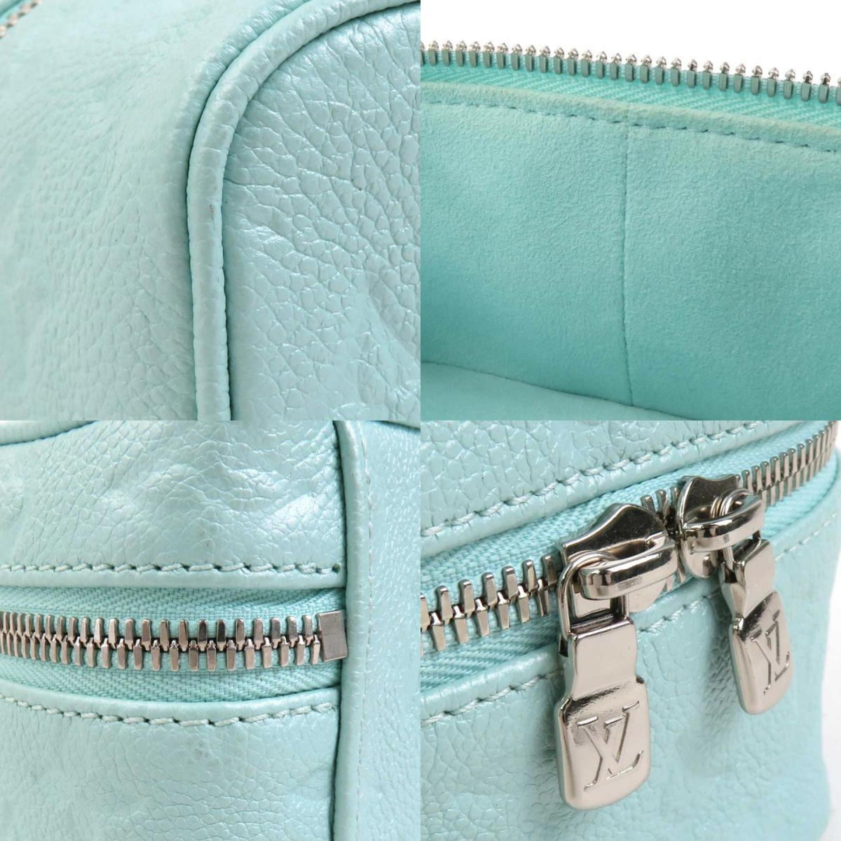 Louis Vuitton Light Blue Monogram Empreinte Handbag Shoulder Bag (Pre-Owned)