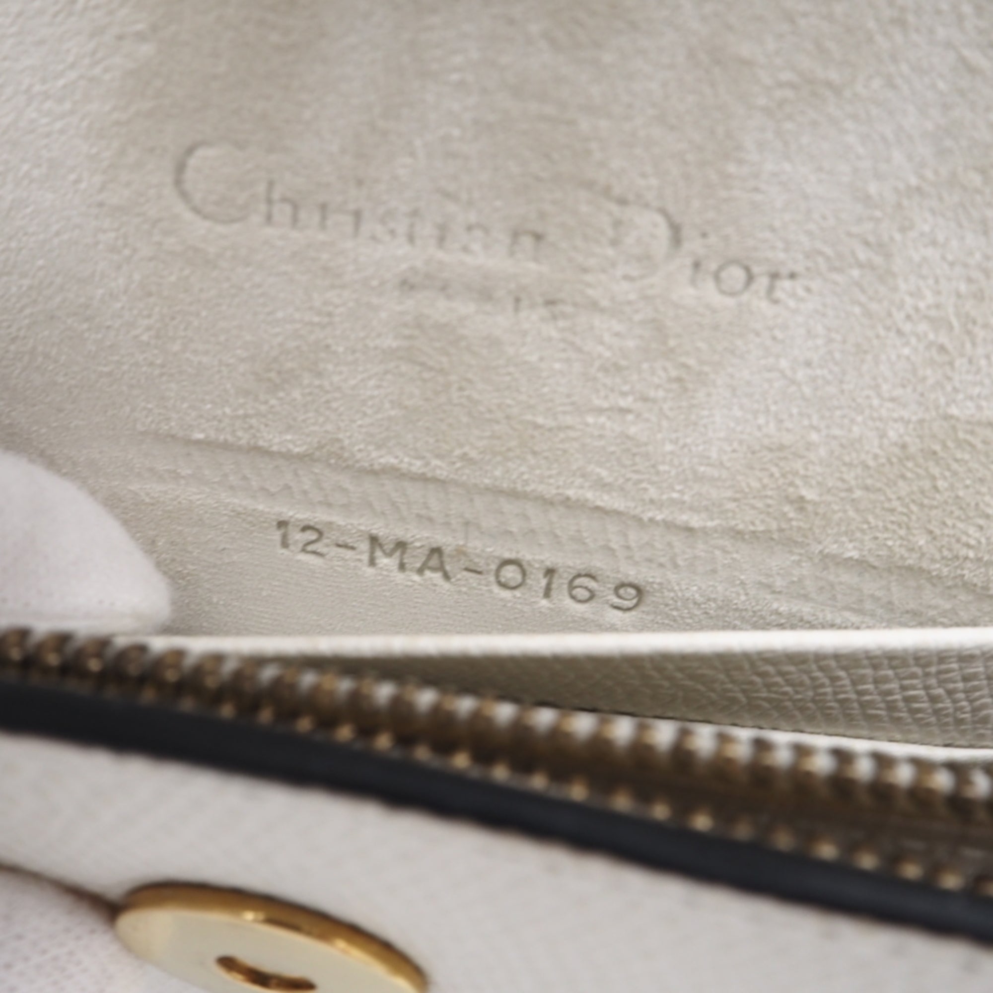 Christian Dior White Leather (Pre-Owned)