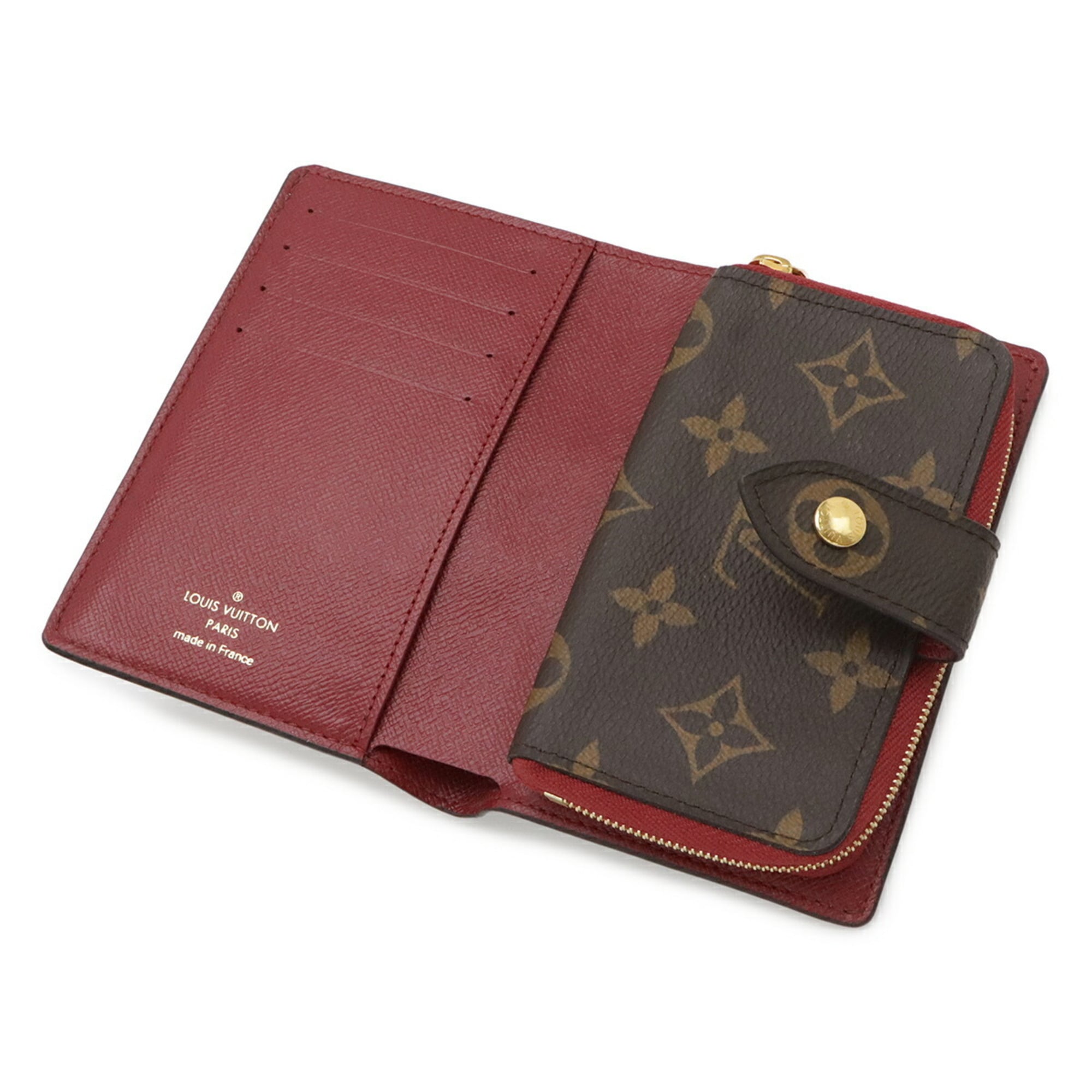 Louis Vuitton Monogram Fuchsia Monogram Canvas Pvc Coated Canvas Wallet (Bi-Fold) (Pre-Owned)