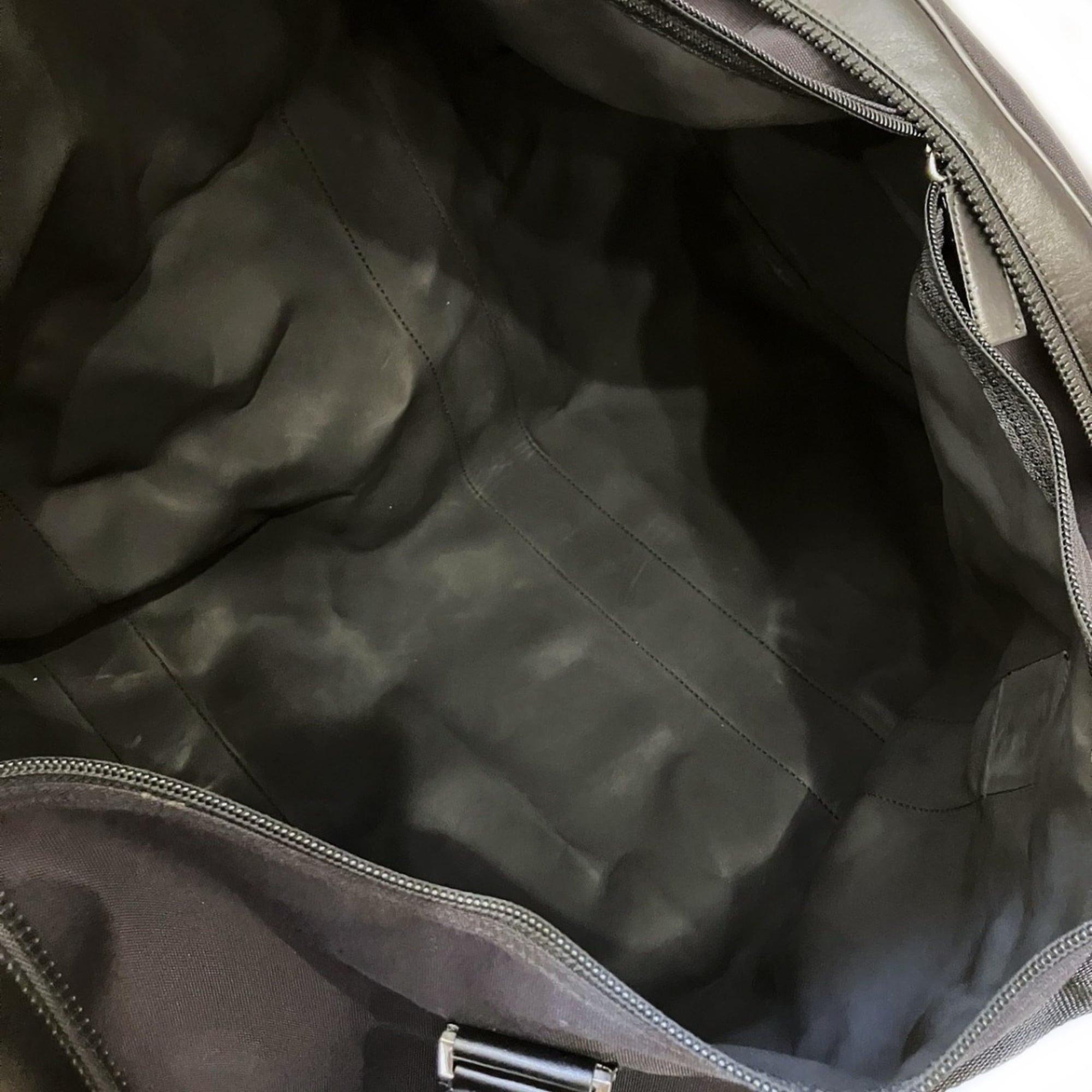 Salvatore Ferragamo Black Nylon Boston Bag (Pre-Owned)