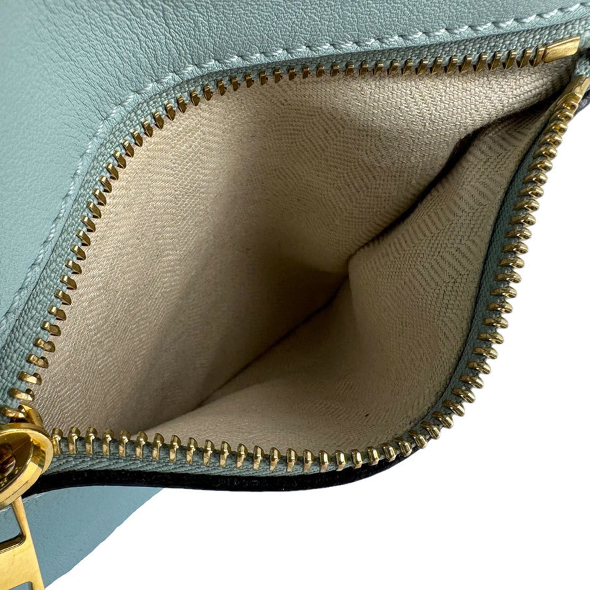 Loewe Blue Leather Handbag Shoulder Bag (Pre-Owned)