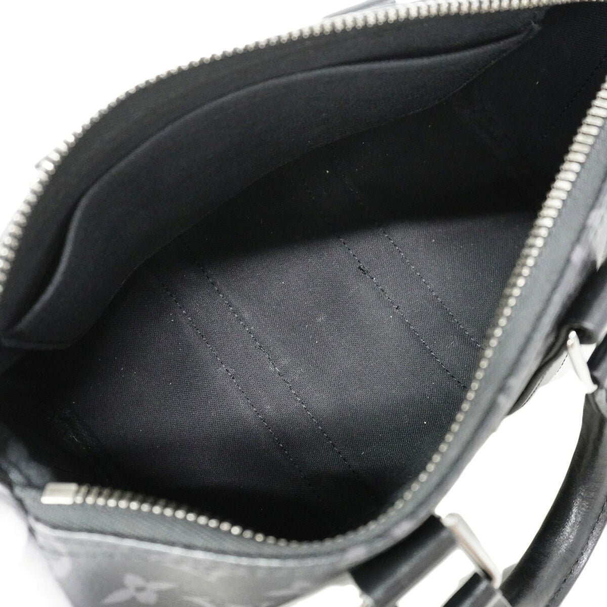 Louis Vuitton Black Gray Handbag (Pre-Owned)