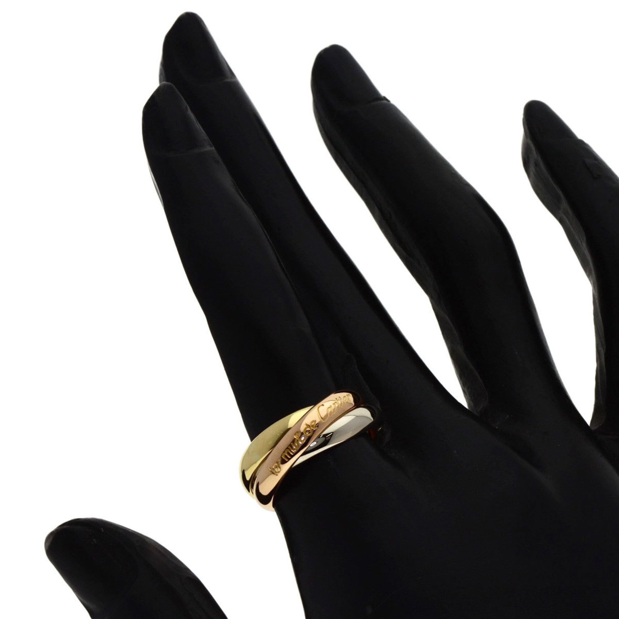 Cartier Trinity Yellow Gold (18K) Pink Gold (18K) White Gold (18K) Band Ring (Pre-Owned)