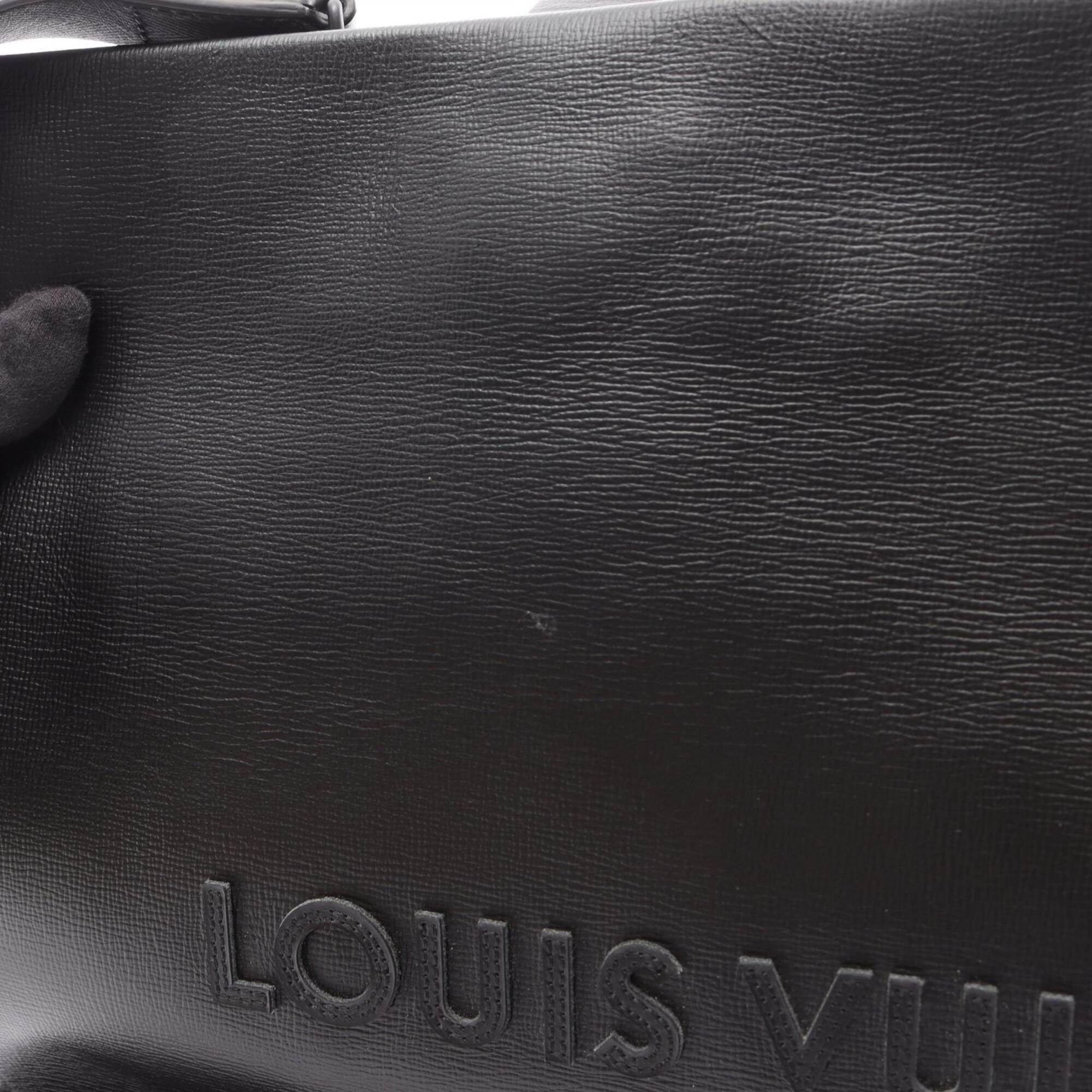 Louis Vuitton Black Cuir Ombre Leather Handbag Tote Bag (Pre-Owned)