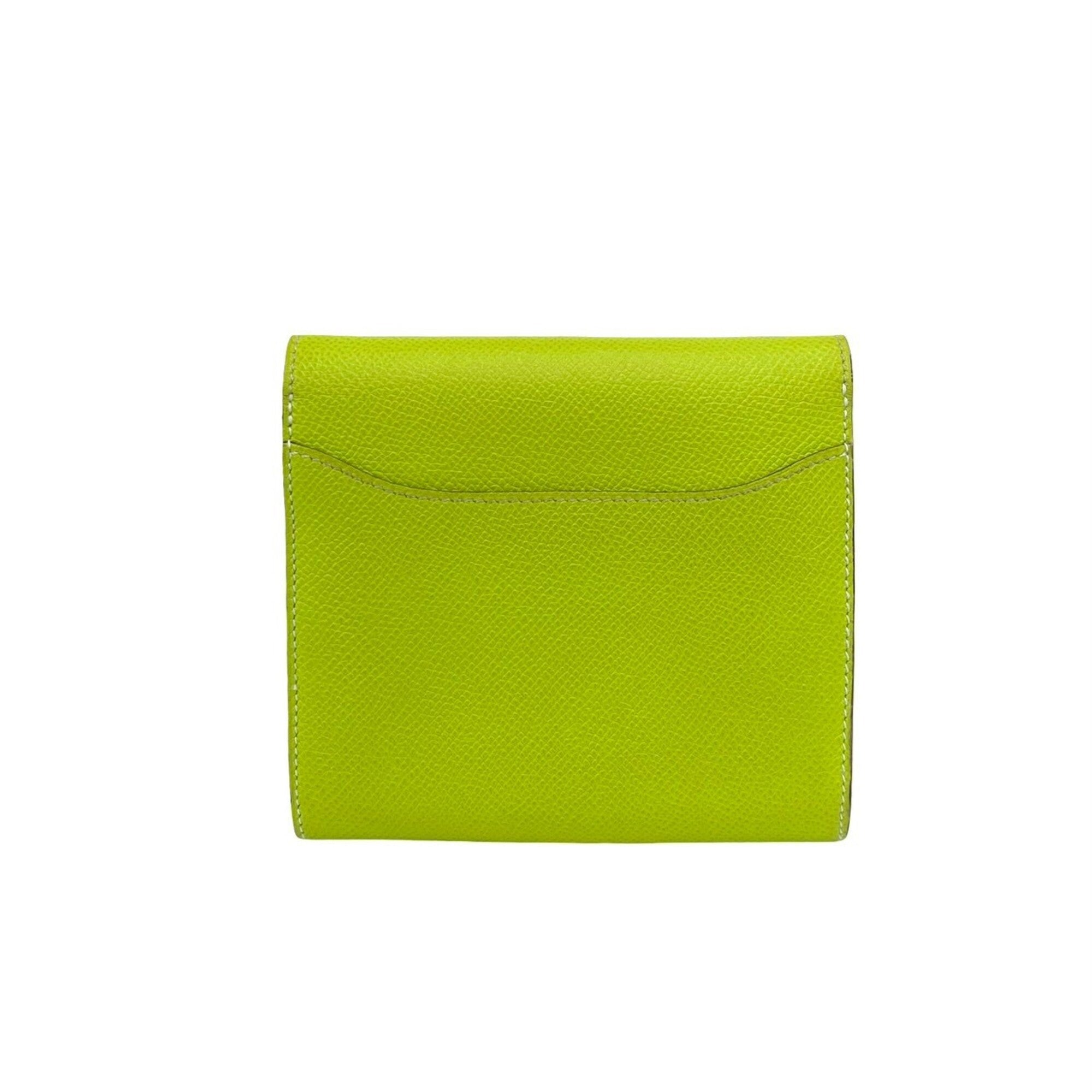 Hermes Green Epsom Leather Wallet (Bi-Fold) (Pre-Owned)