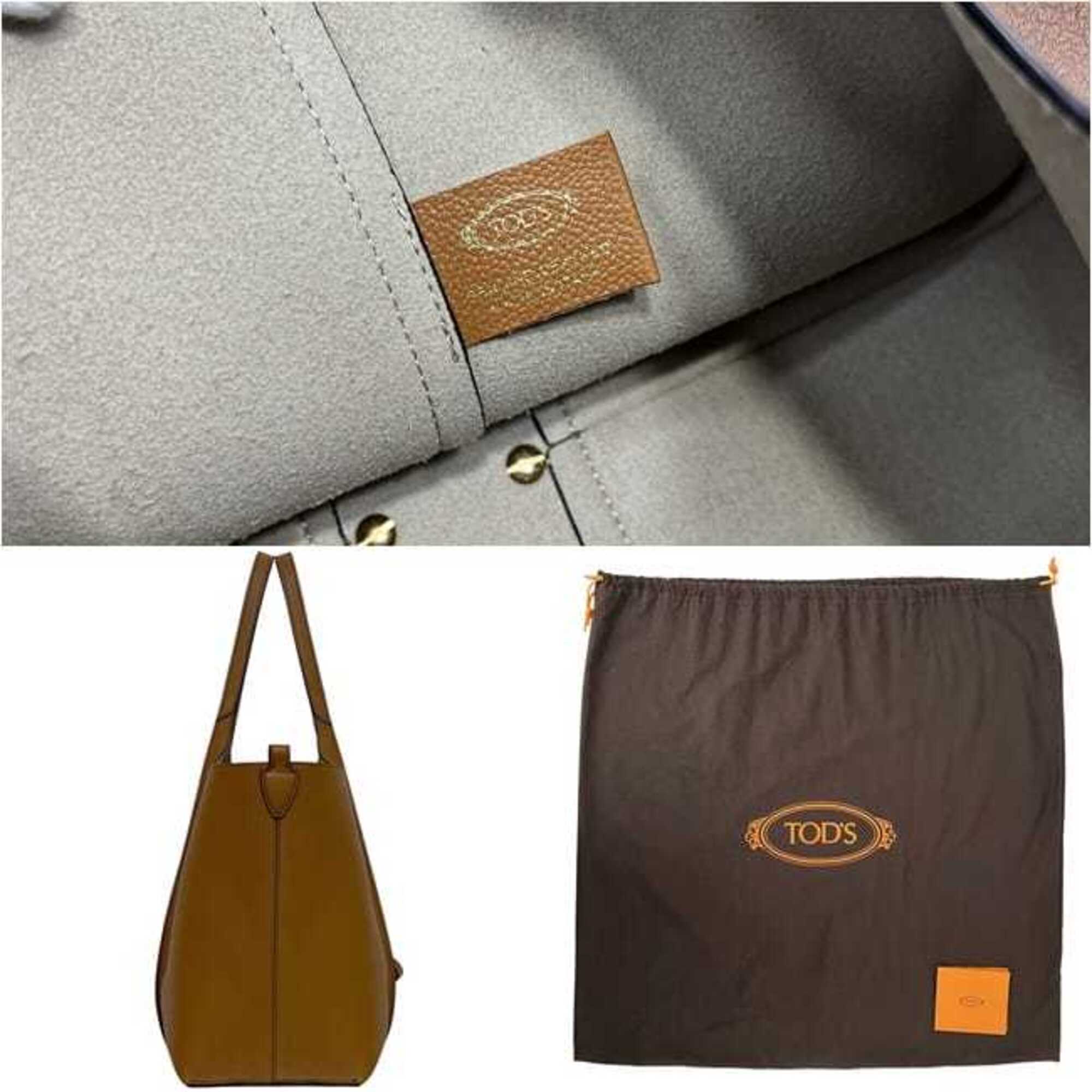 Tod's Brown Leather Tote Bag (Pre-Owned)