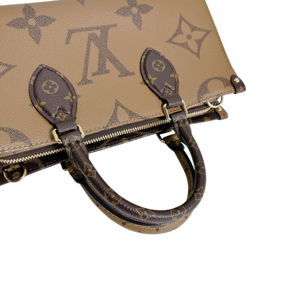 Louis Vuitton Brown Monogram Pouch Tote Bag (Pre-Owned)