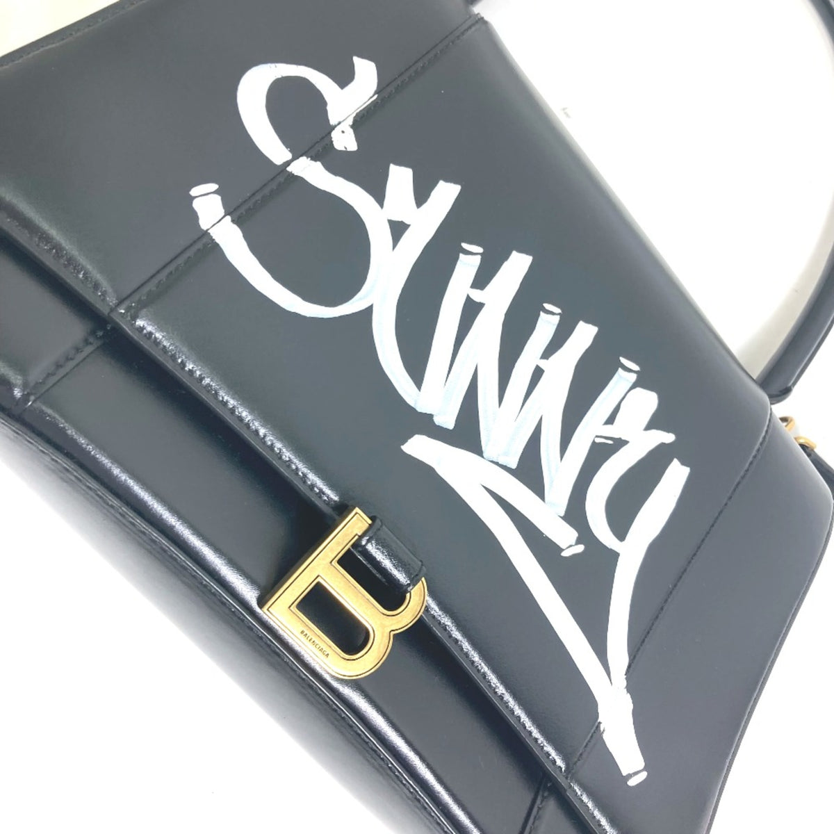 Balenciaga Black Leather Handbag (Pre-Owned)