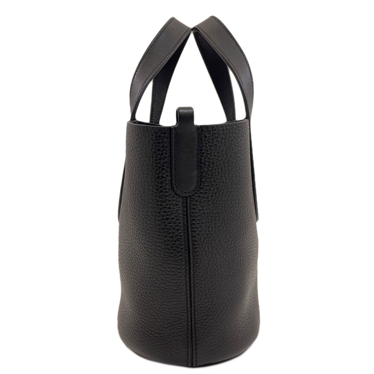 Hermes Black Taurillon Clemence Leather Handbag (Pre-Owned)