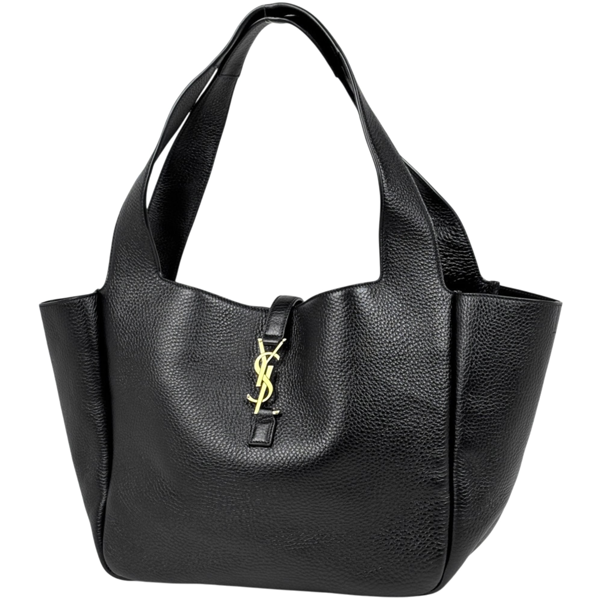 Saint Laurent Black Leather Tote Bag (Pre-Owned)