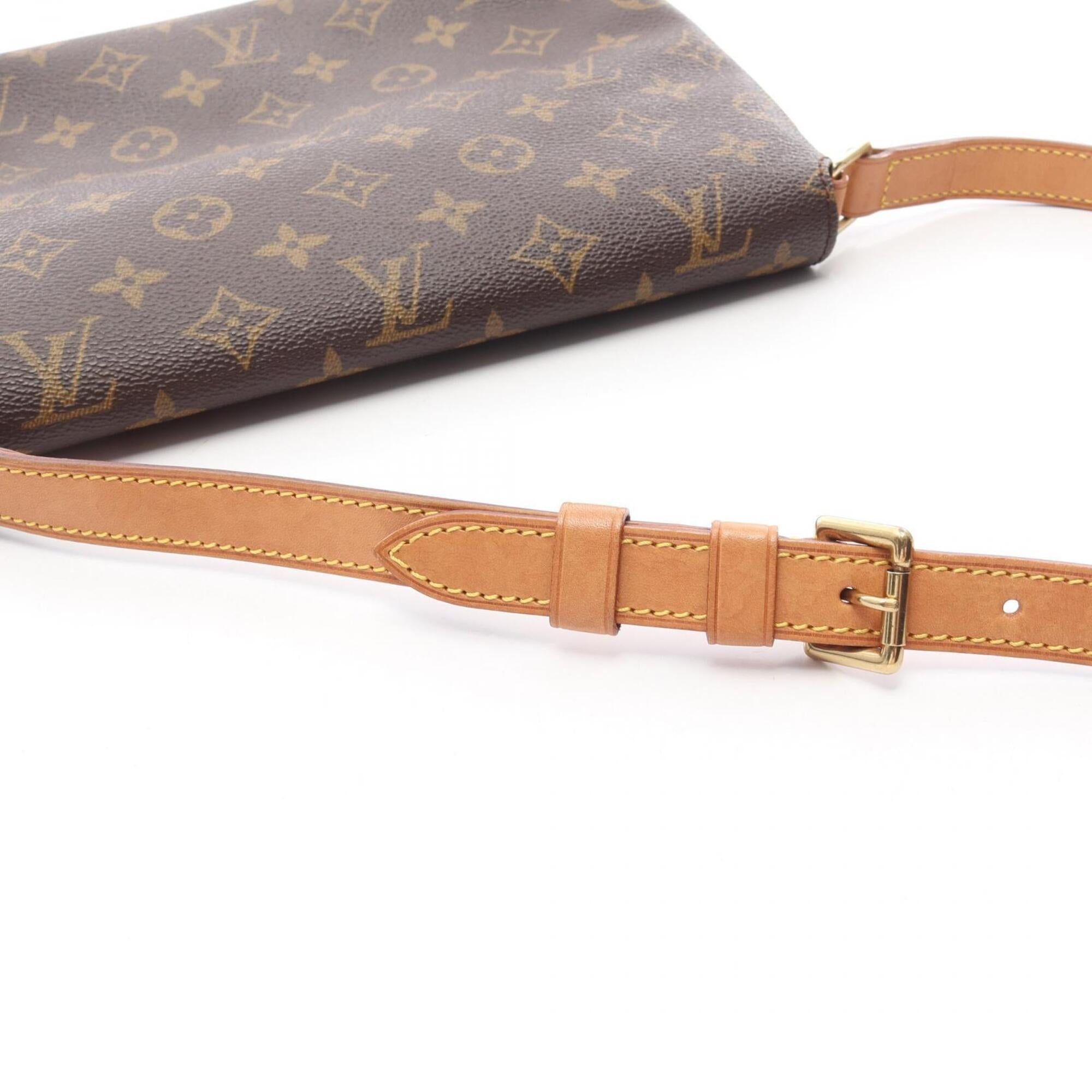 Louis Vuitton Brown Coated Canvas Pvc Leather Handbag Shoulder Bag (Pre-Owned)