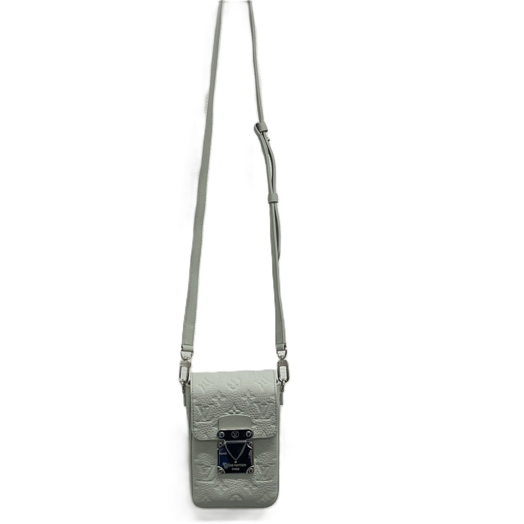 Louis Vuitton Mint Blue Leather Shoulder Bag (Pre-Owned)