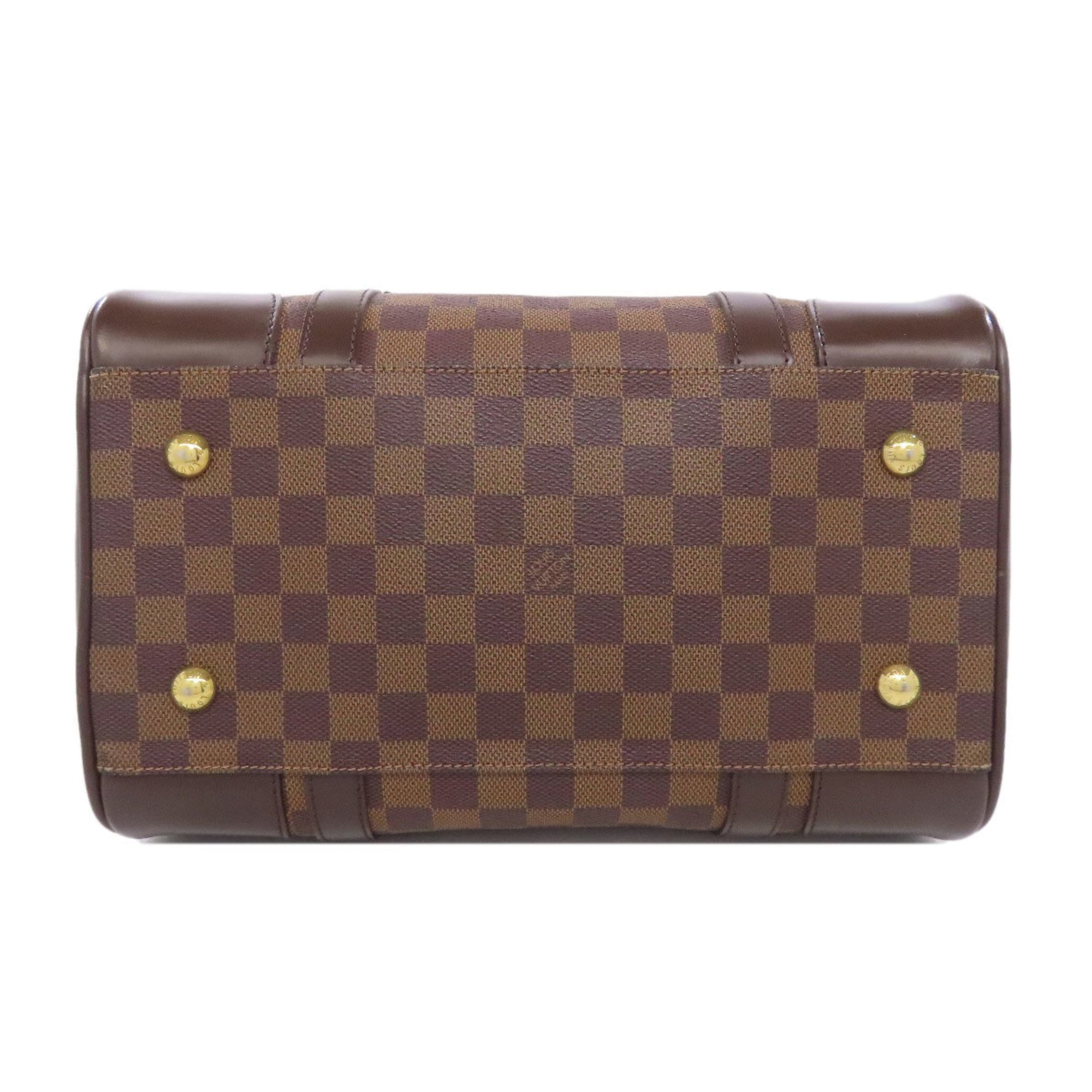 Louis Vuitton Brown Ebene Damier Canvas Boston Bag (Pre-Owned)