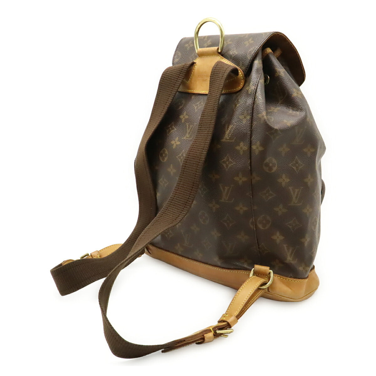Louis Vuitton Brown Monogram Monogram Backpack Shoulder Bag (Pre-Owned)