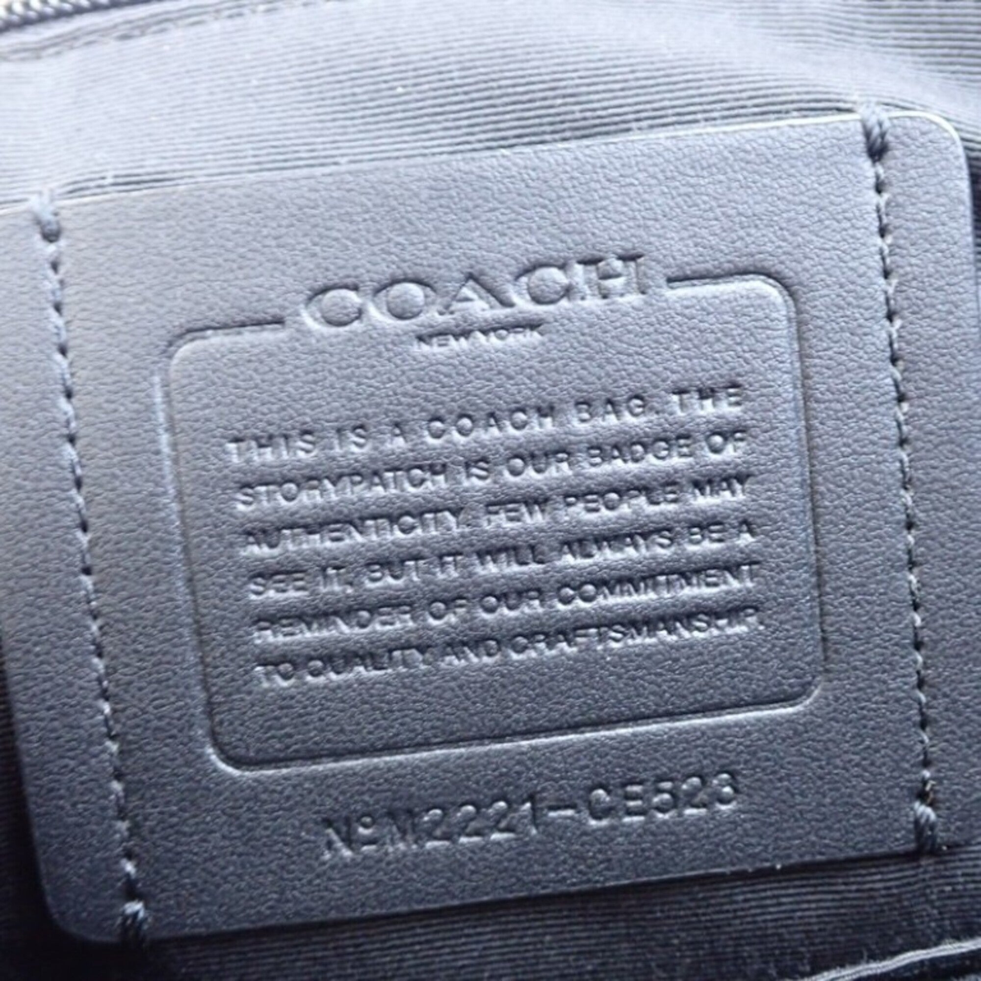 Coach Khaki Canvas Leather Backpack (Pre-Owned)