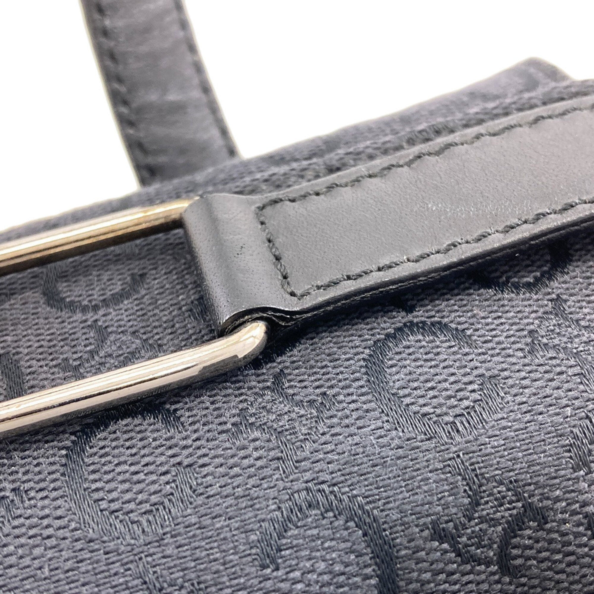 Celine Macadam Black Canvas Handbag (Pre-Owned)