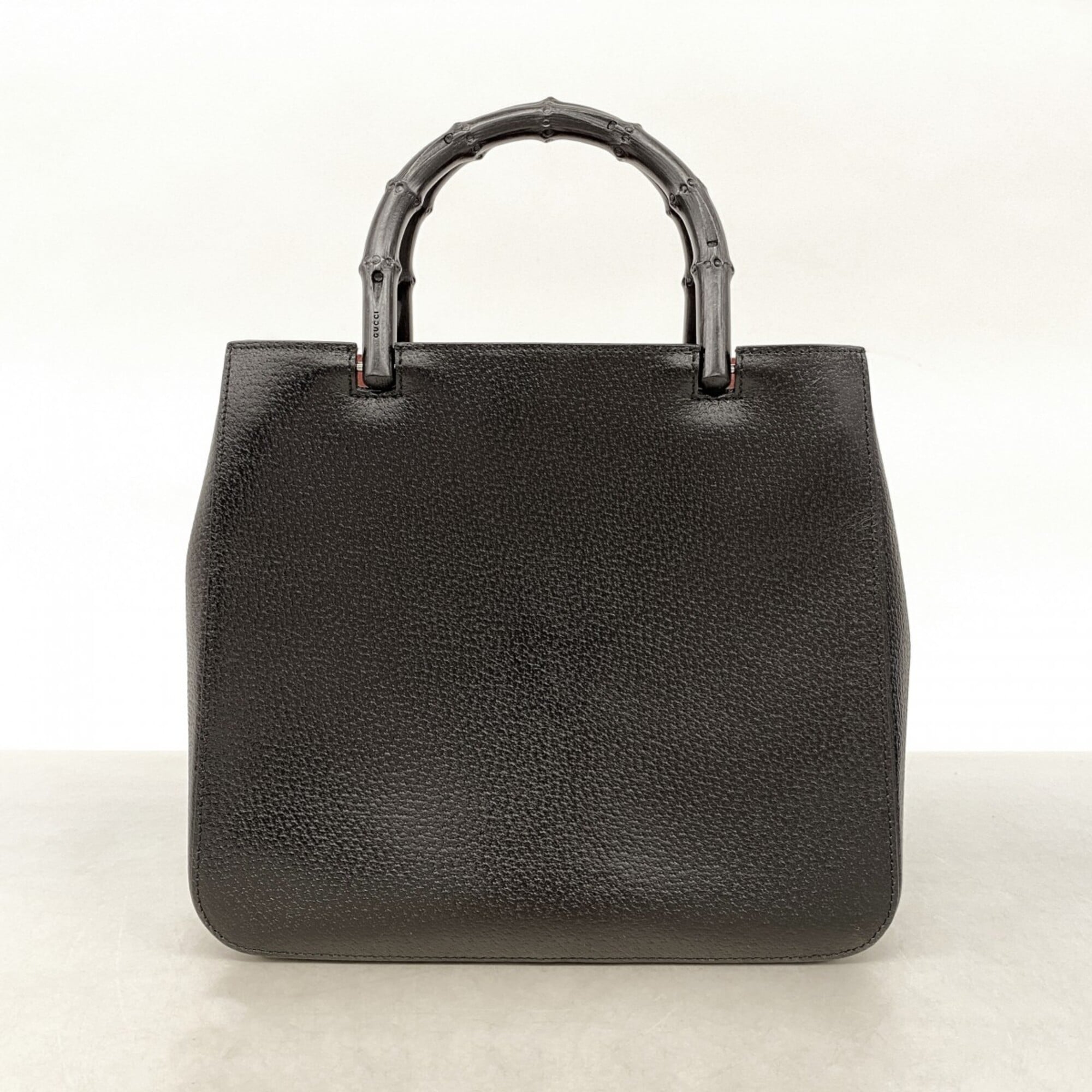 Gucci Black Leather Handbag (Pre-Owned)
