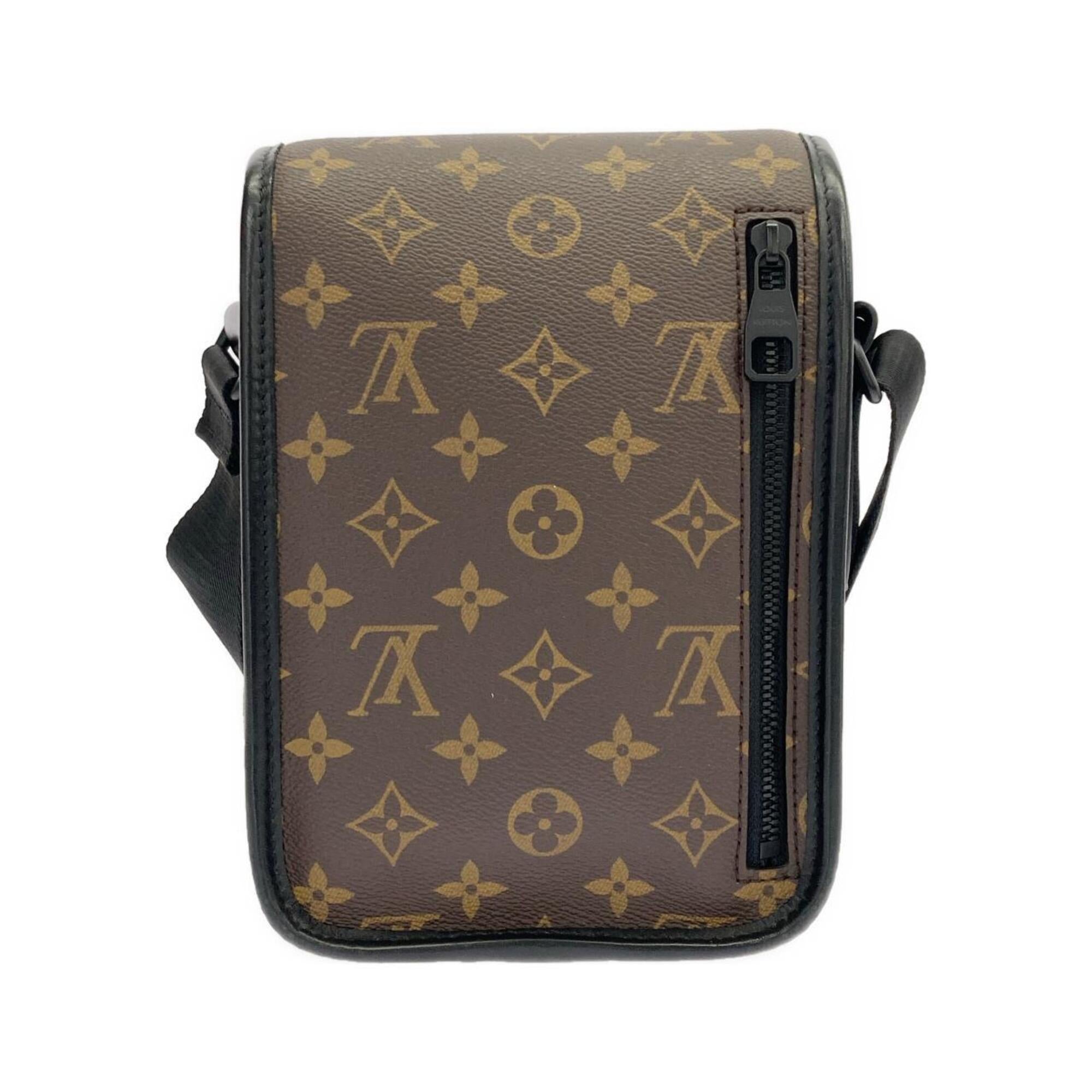 Louis Vuitton Marron Coated Canvas Shoulder Bag (Pre-Owned)