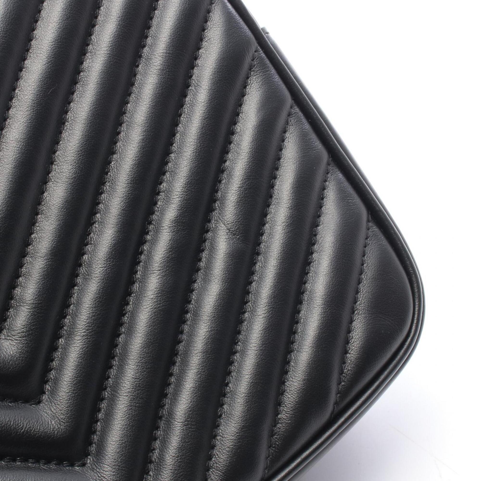 Saint Laurent Black Leather Handbag Shoulder Bag (Pre-Owned)