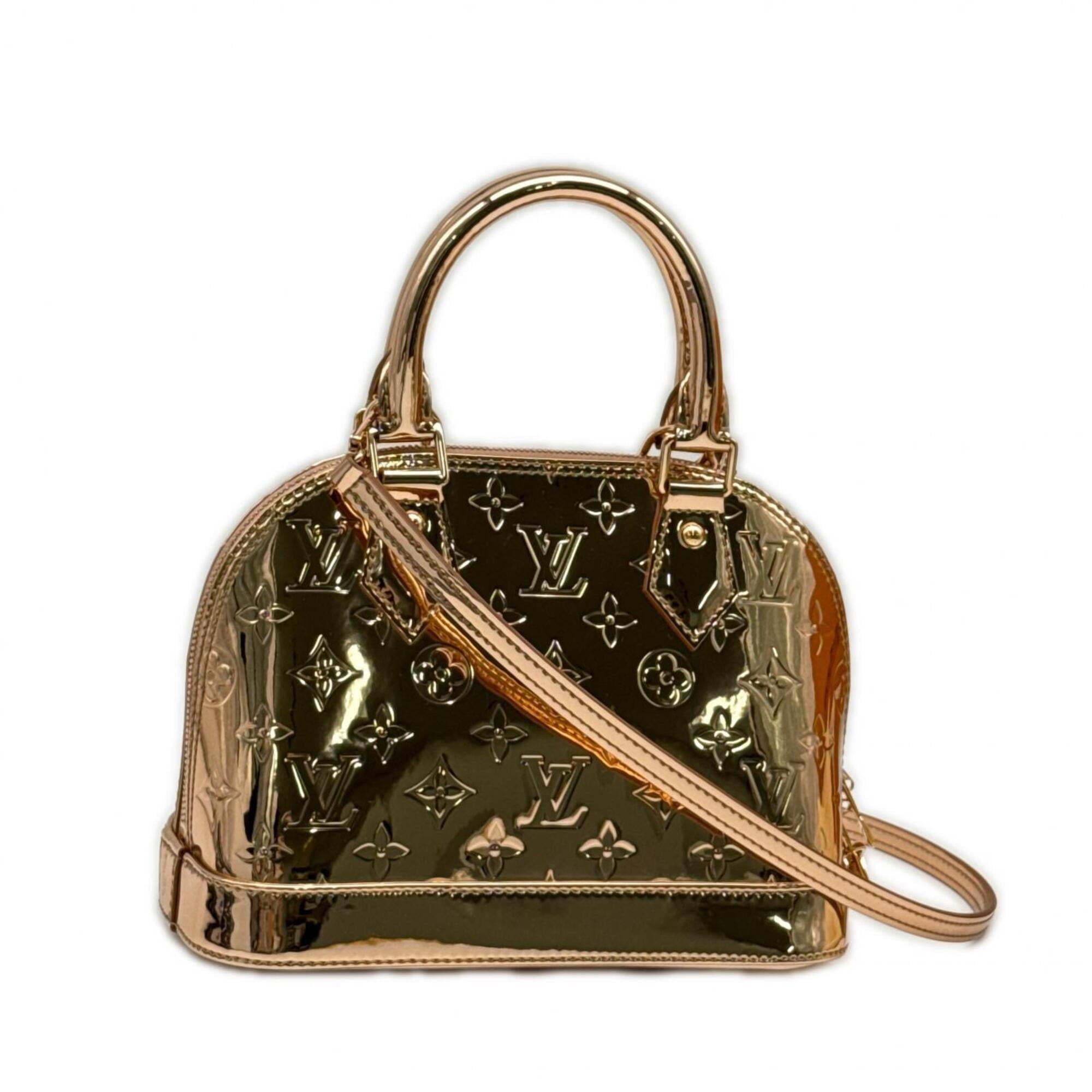 Louis Vuitton Bronze Coated Canvas Handbag (Pre-Owned)