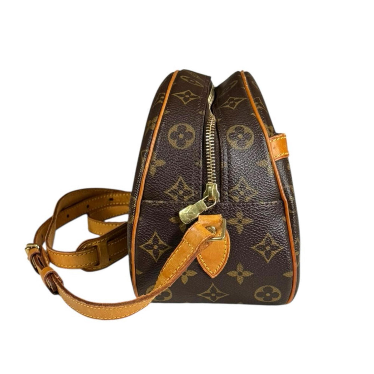 Louis Vuitton Monogram Brown Galle Monogram Or Monogram Shoulder Bag (Pre-Owned)
